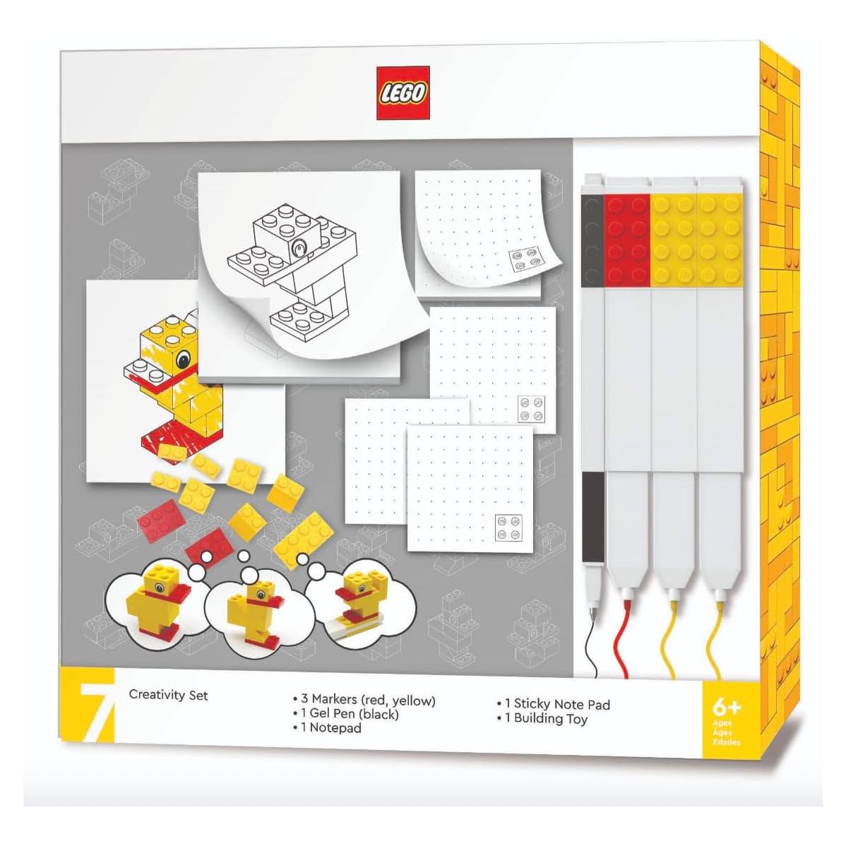 Set de Creatividad LEGO con Juguete de Pato y Papelería