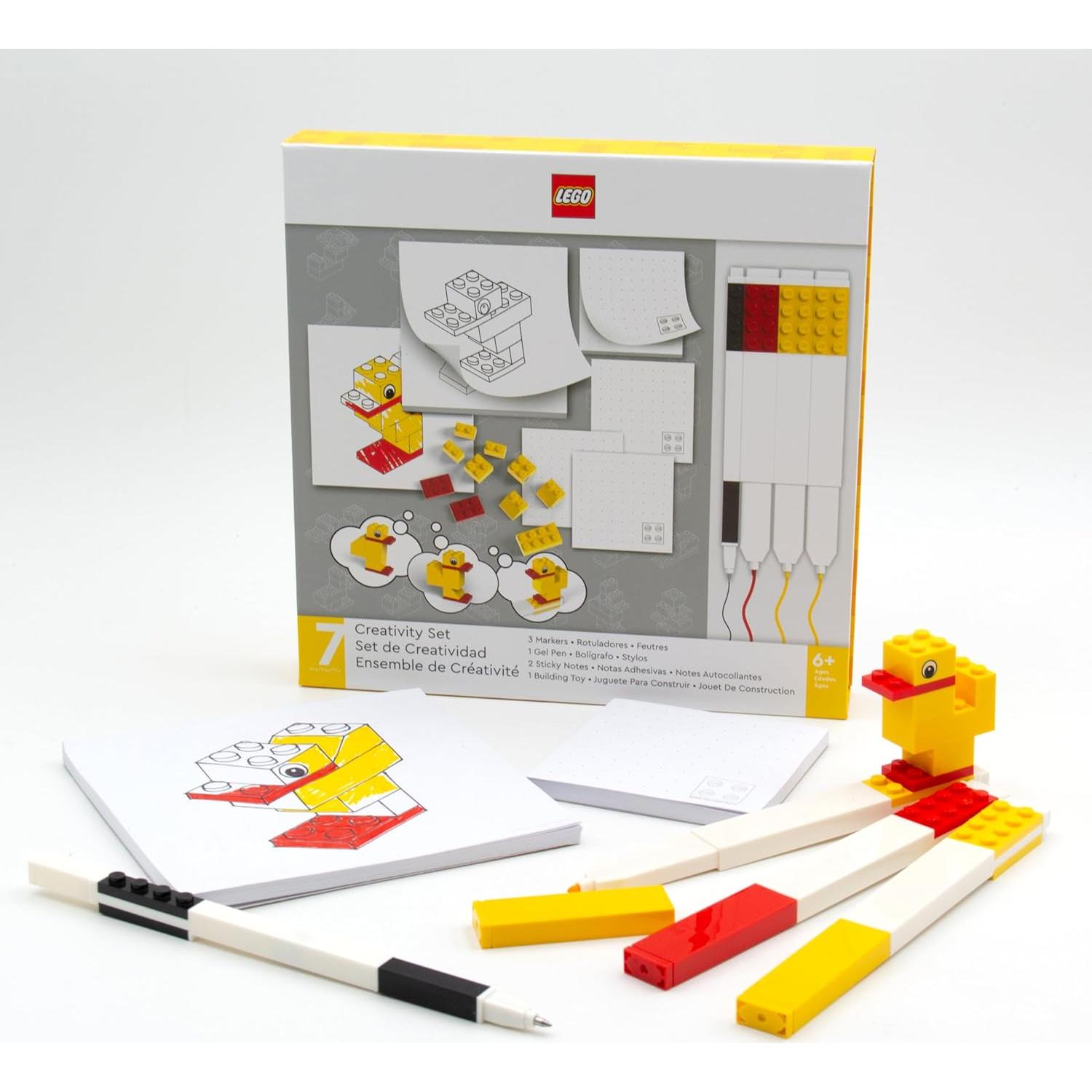 Set de Creatividad LEGO con Juguete de Pato y Papelería