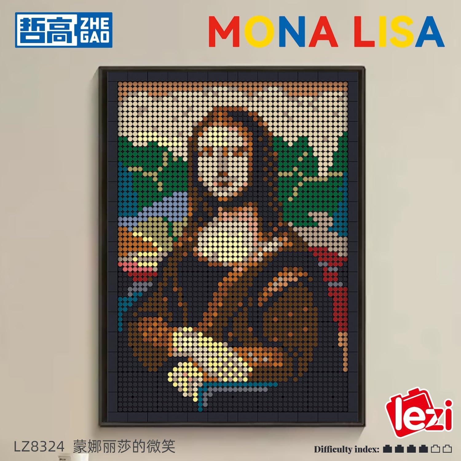 Set de Construcción 3624PCS Retrato Mona Lisa SAMYBLOCKS