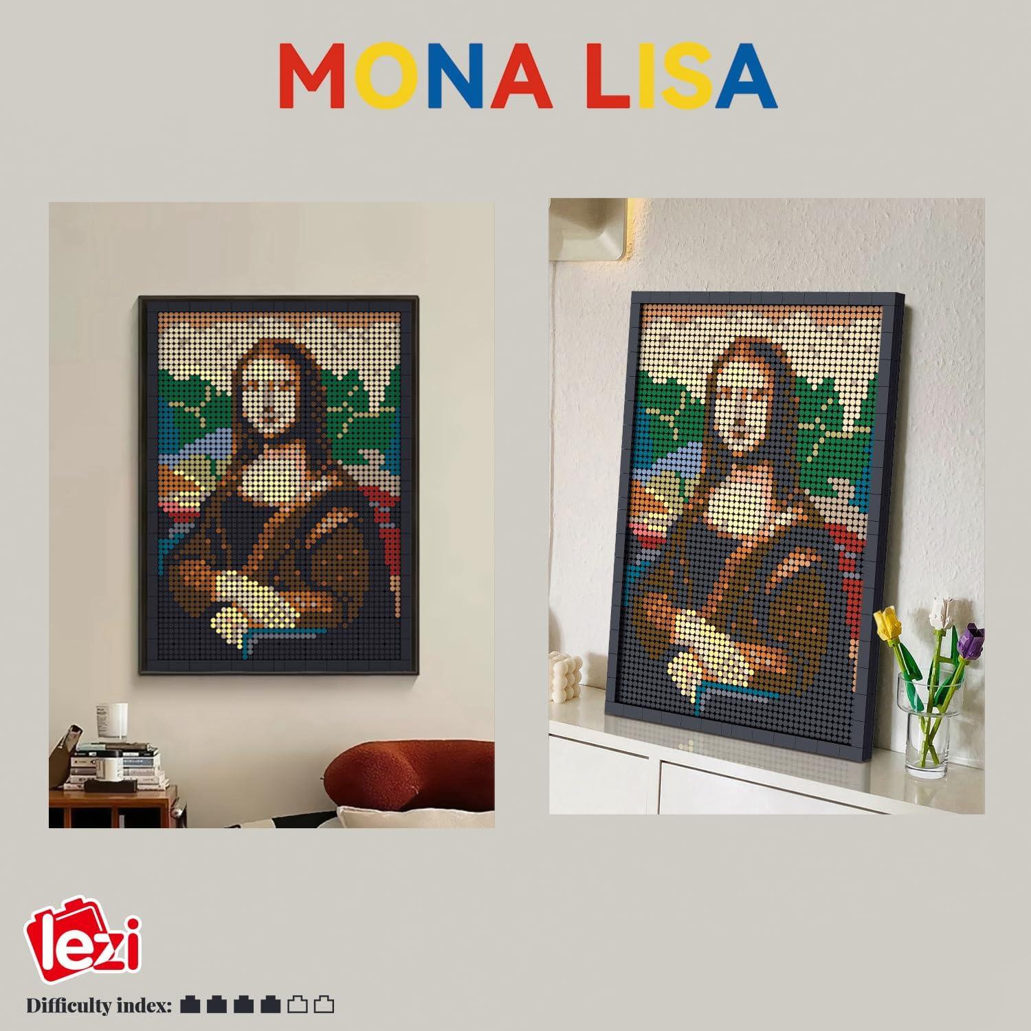 Set de Construcción 3624PCS Retrato Mona Lisa SAMYBLOCKS