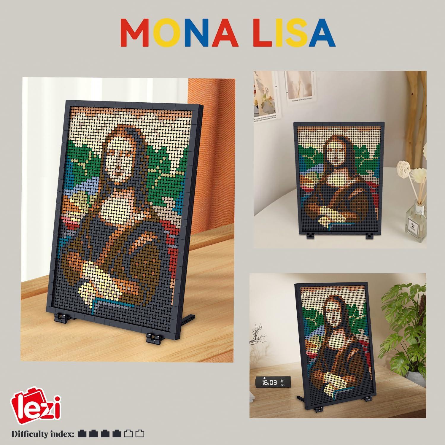 Set de Construcción 3624PCS Retrato Mona Lisa SAMYBLOCKS