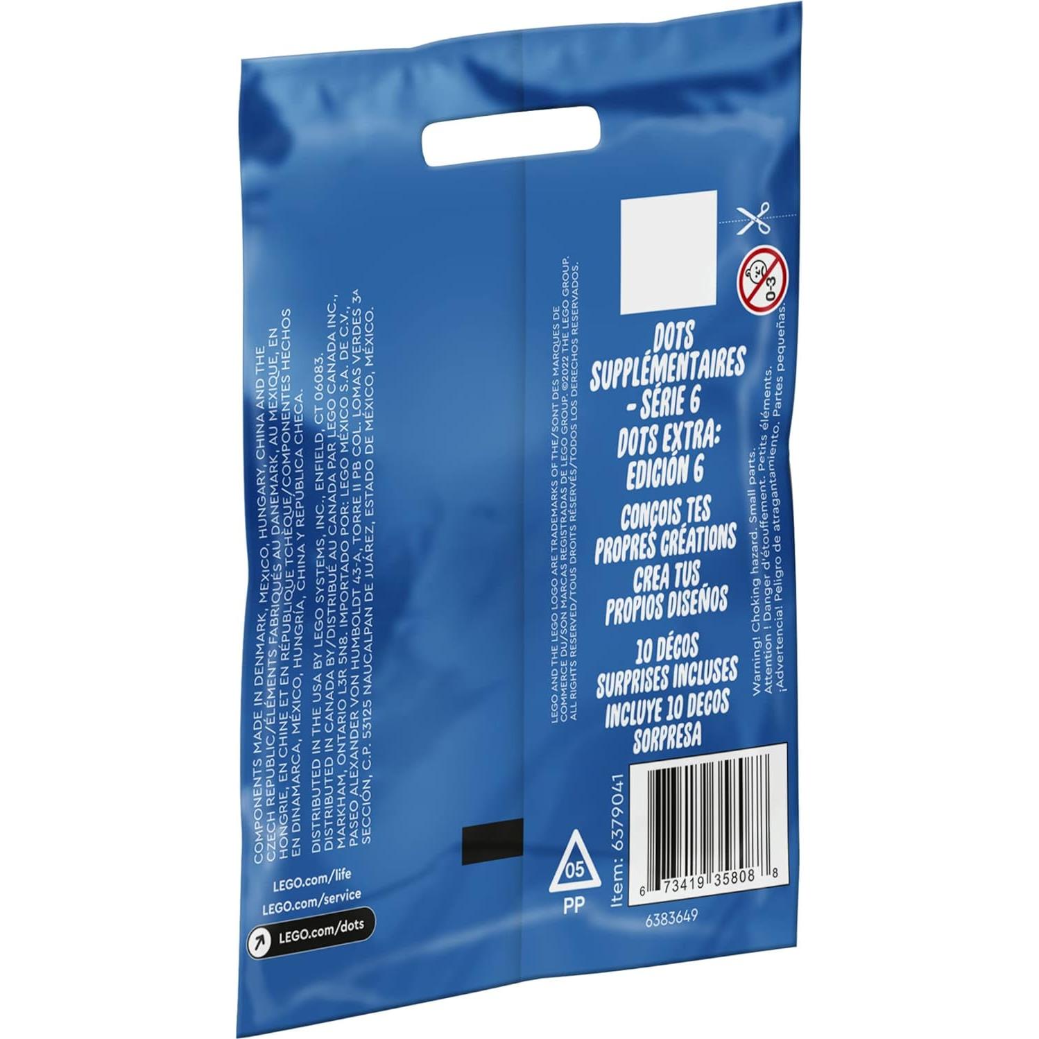 LEGO DOTS Extra DOTS Serie 6 41946 - Kit de Manualidades 118 Piezas