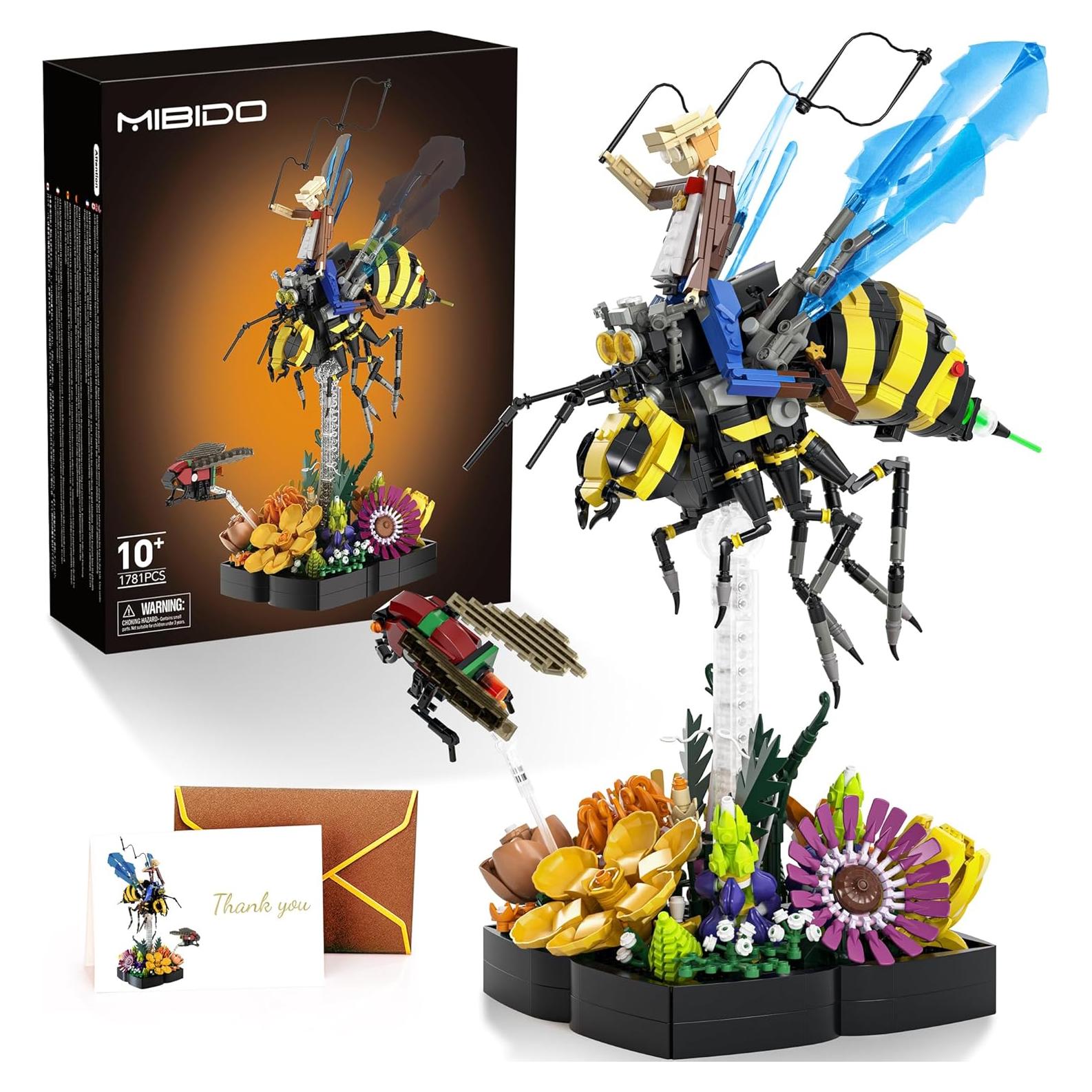 Juego de Construcción de Flores y Abejas Mibido 1781 Piezas