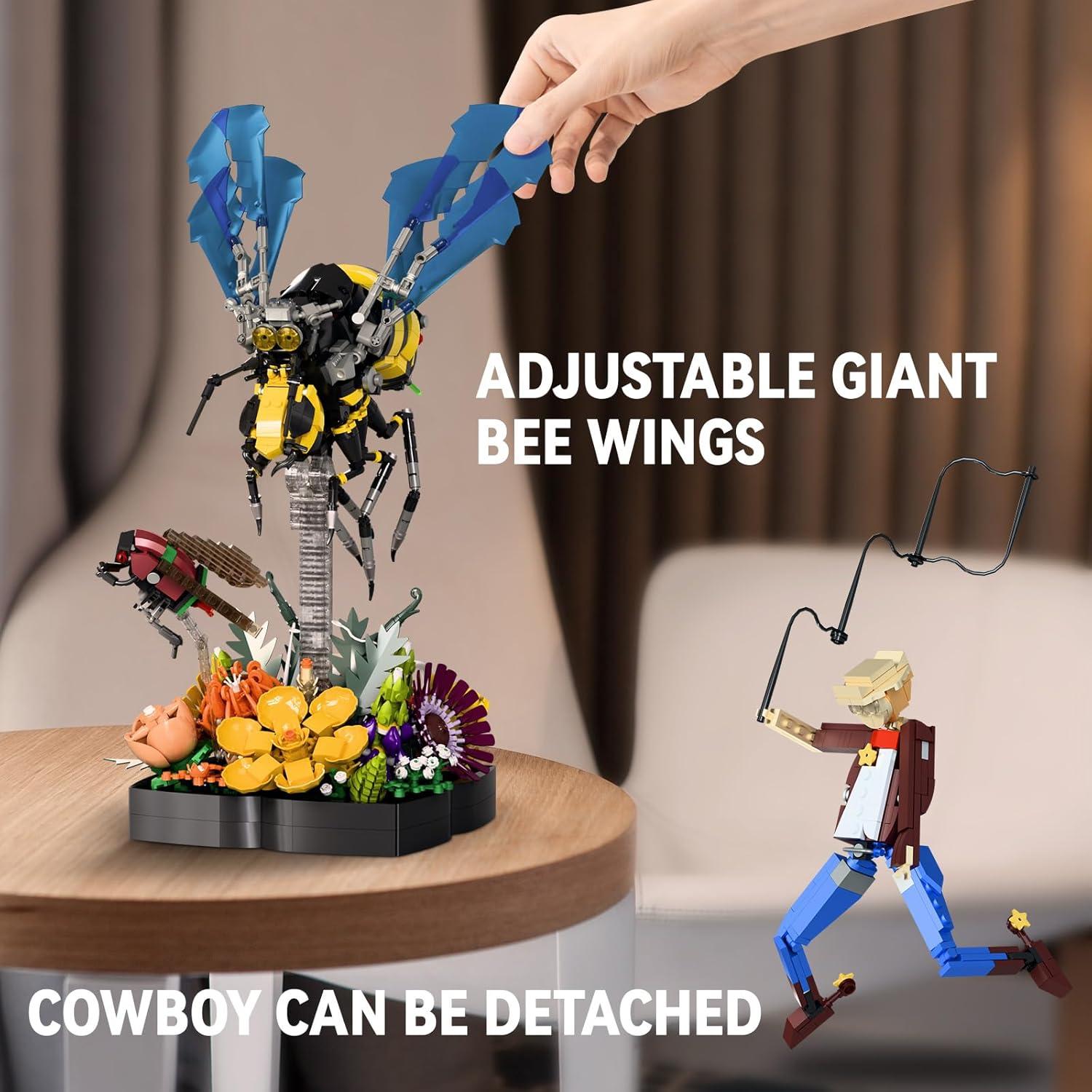 Juego de Construcción de Flores y Abejas Mibido 1781 Piezas