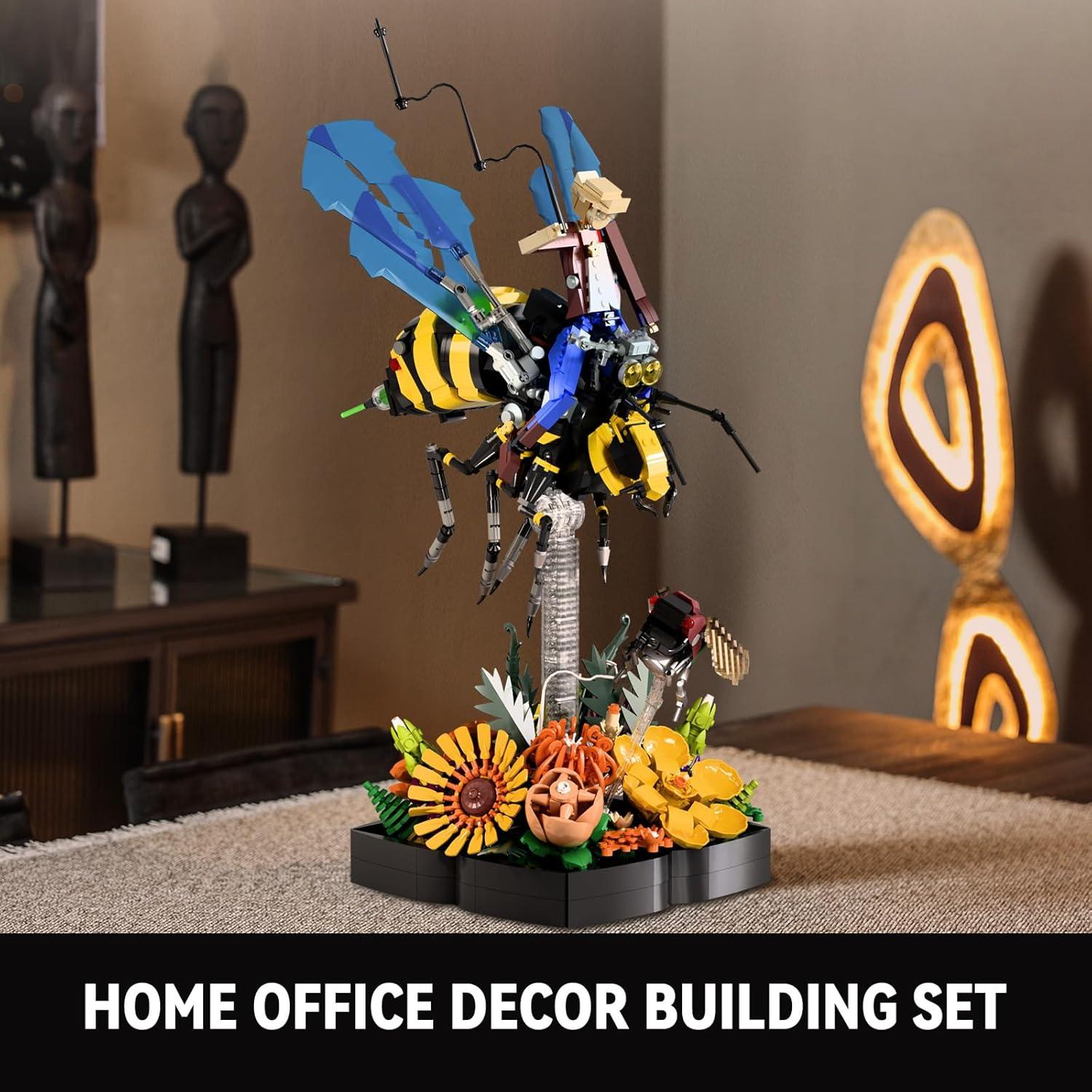 Juego de Construcción de Flores y Abejas Mibido 1781 Piezas