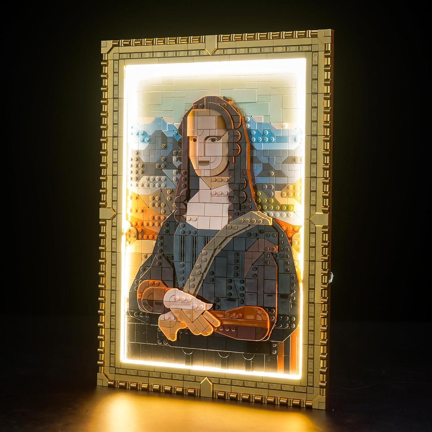 Luces LED BrickBling para Lego Mona Lisa 31213 - Kit Creativo