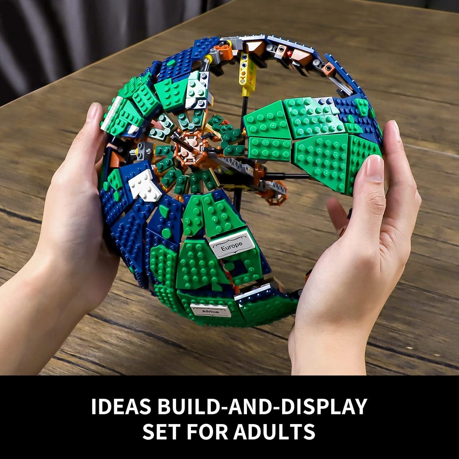 Juego de Construcción Globo Terráqueo Ideas 2514 Piezas 29 cm