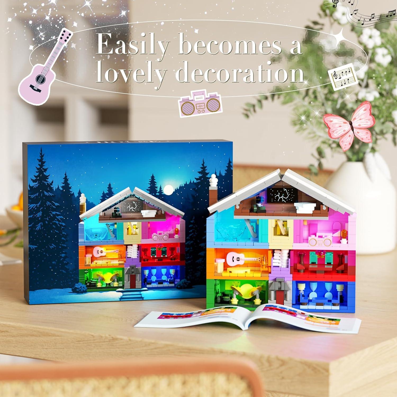 Juego de construcción DreamCreators con luces LED 25x19 cm