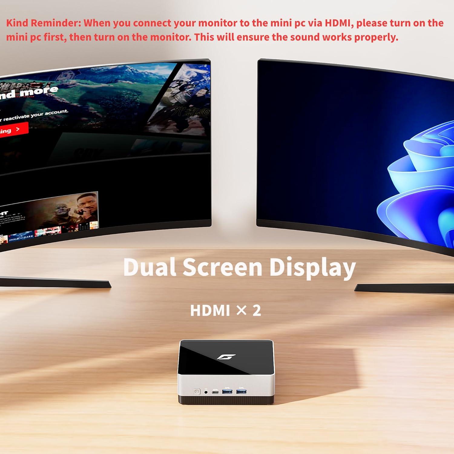 Mini PC CyberGeek Nano J1, Intel N5095A, 16GB RAM, 2TB SSD