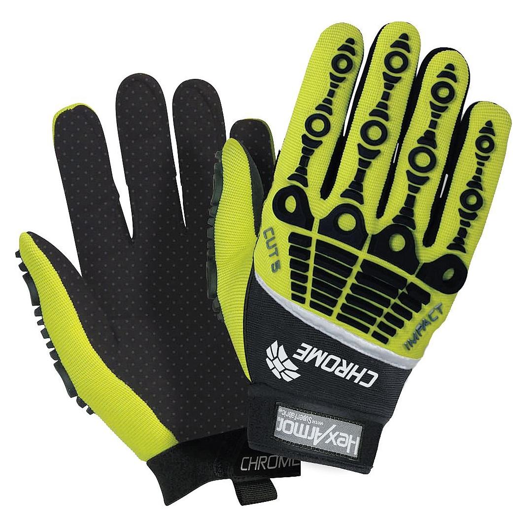 Guantes de Trabajo HexArmor 4026 Alta Visibilidad XX-Large