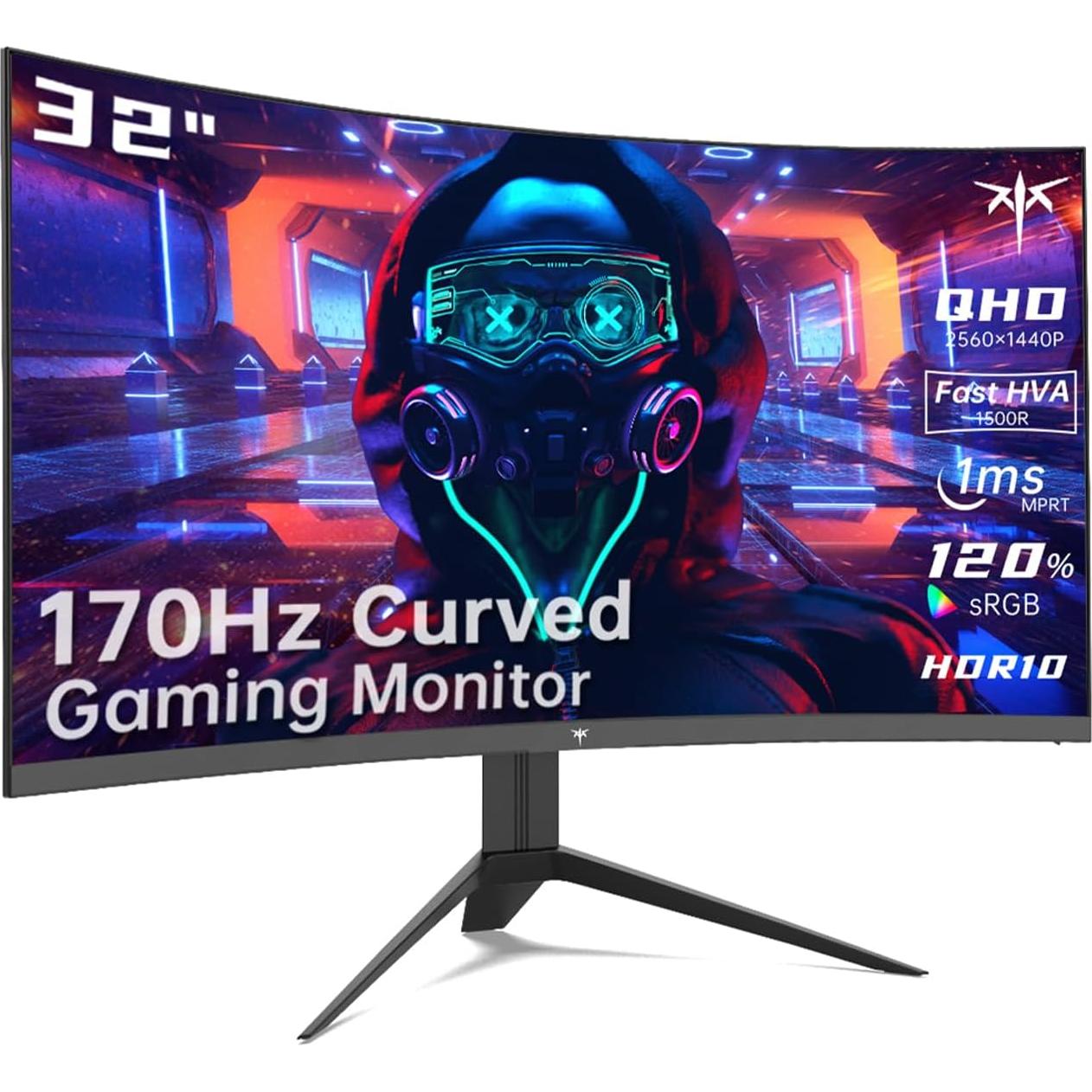 Monitor KTC H32S17 32" 2560x1440 170Hz Curvado