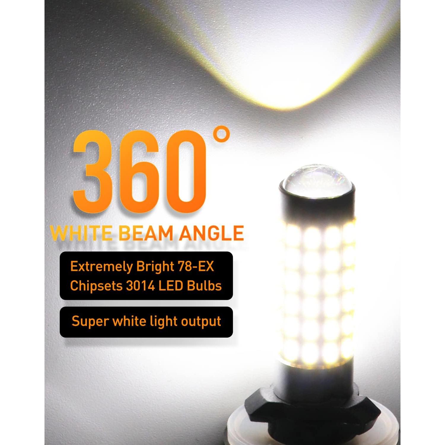 Bombillas LED LUYED 880 Xenón 6500K Paquete de 2