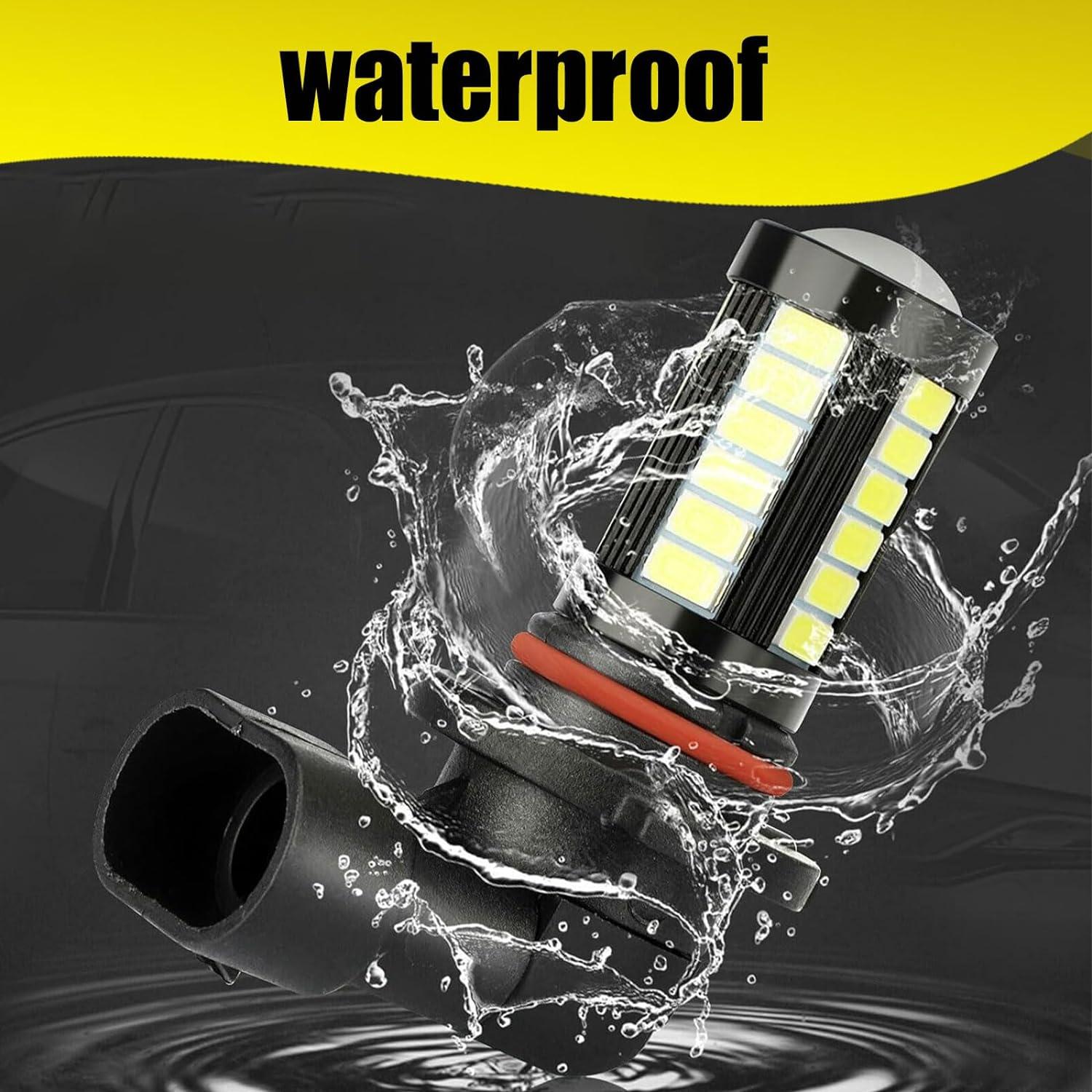 2 Bombillas LED de Niebla Flygun 9006 1500 Lúmenes 6500K