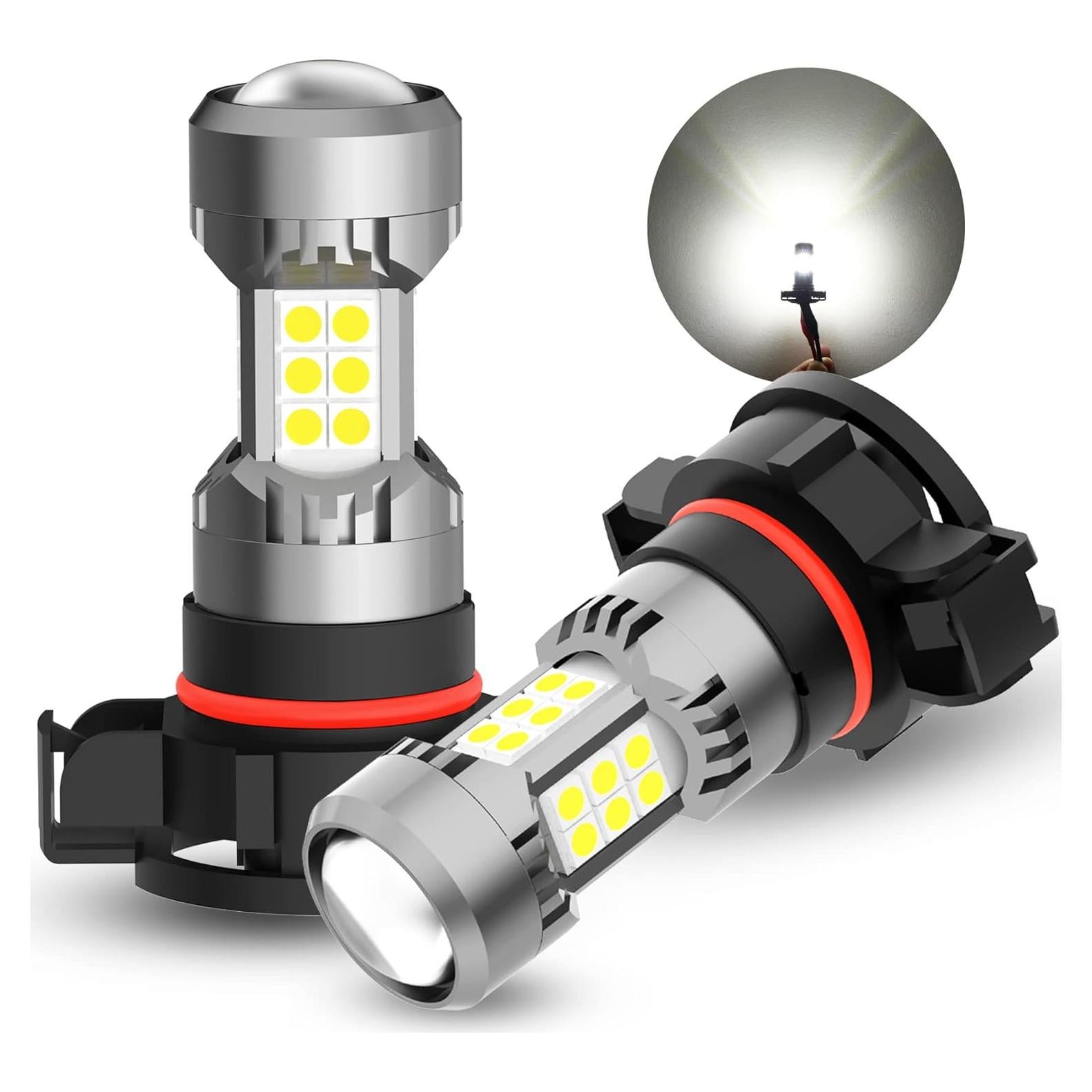 Bombillas LED de Niebla PHINLION PSX24W 3200 Lúmenes 6000K