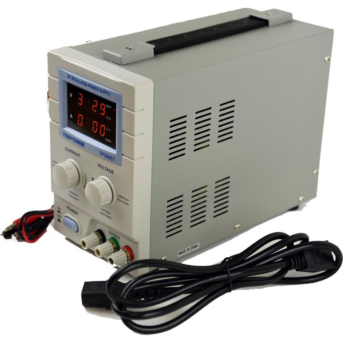 Fuente de Alimentación DC Variable Tekpower TP3005T 0-30V 0-5A