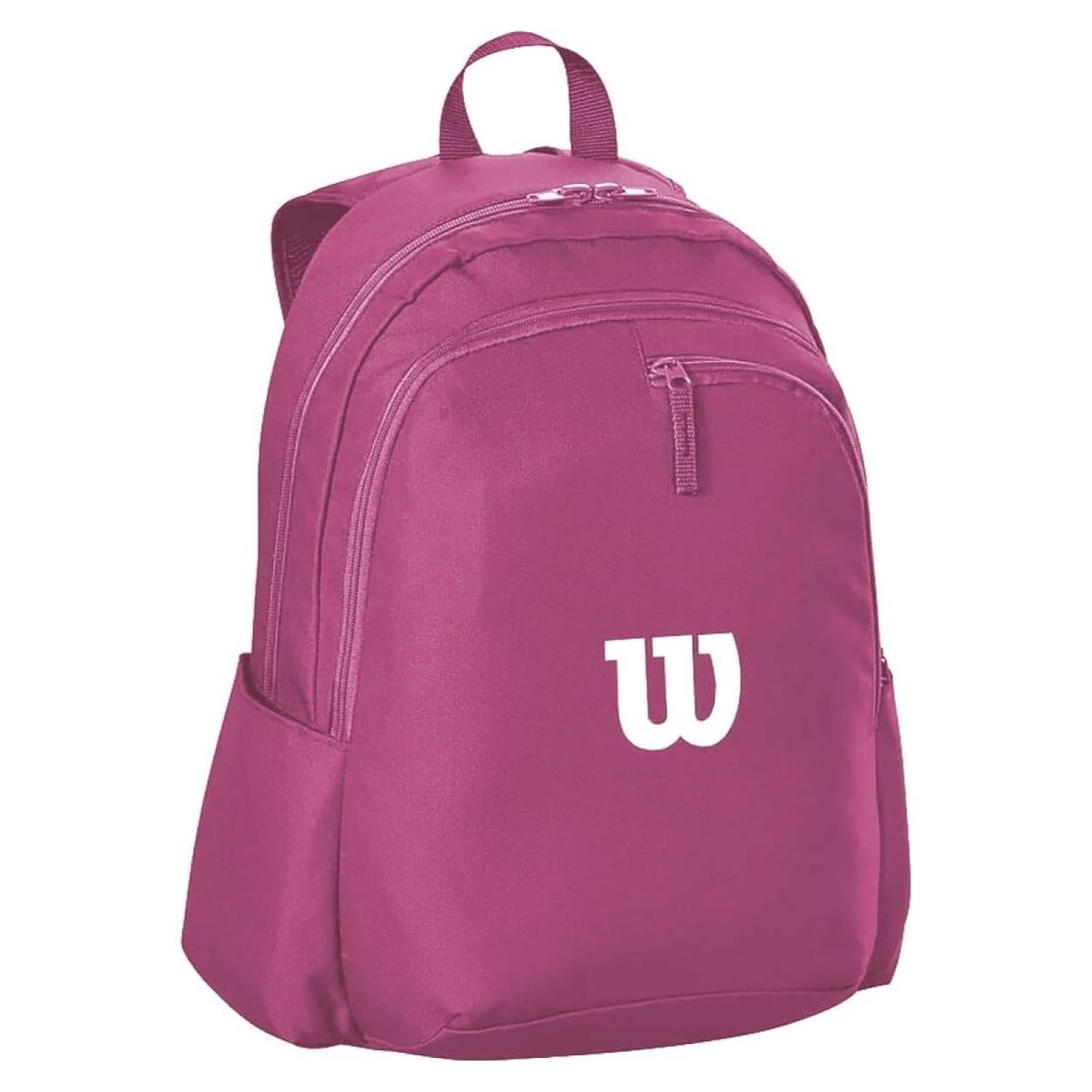 Mochila de Tenis Wilson Advantage 2.5 Rosa - Compartimento Raquetas