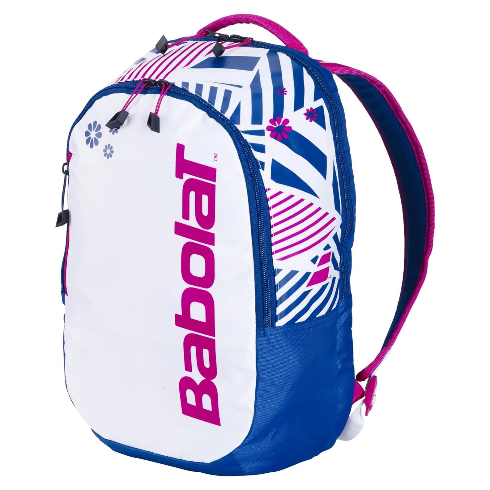 Mochila de Tenis Babolat Jr Blanca/Azul/Rosa 14L
