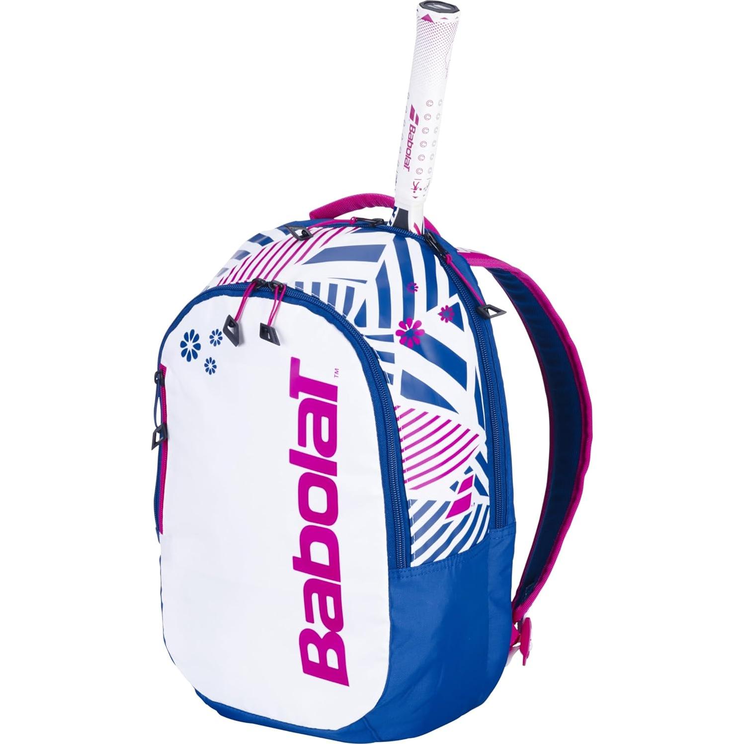 Mochila de Tenis Babolat Jr Blanca/Azul/Rosa 14L