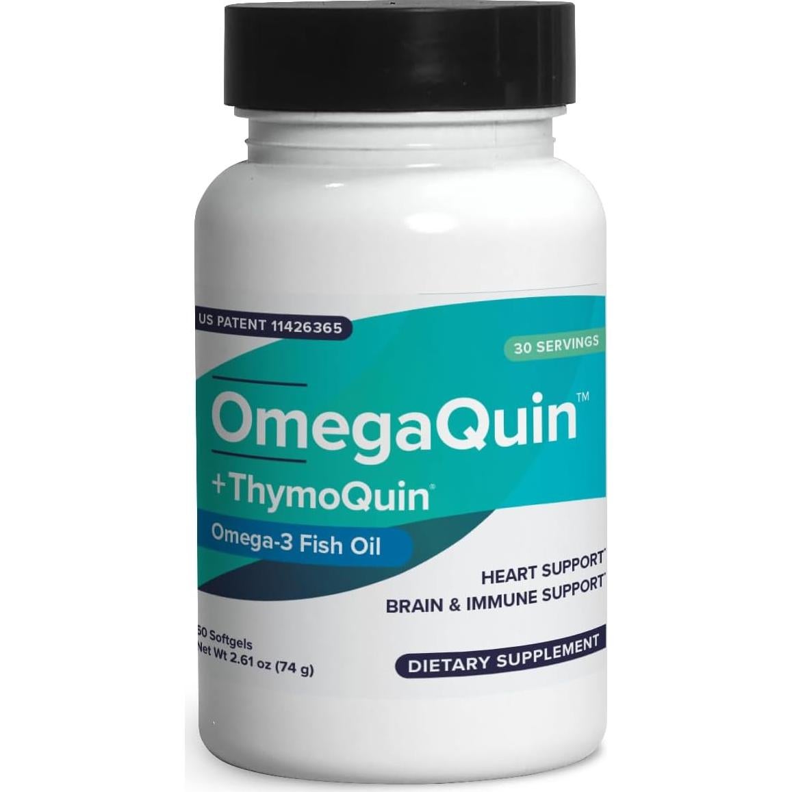OmegaQuin Suplemento Omega-3 y Timoquinona 60 Cápsulas