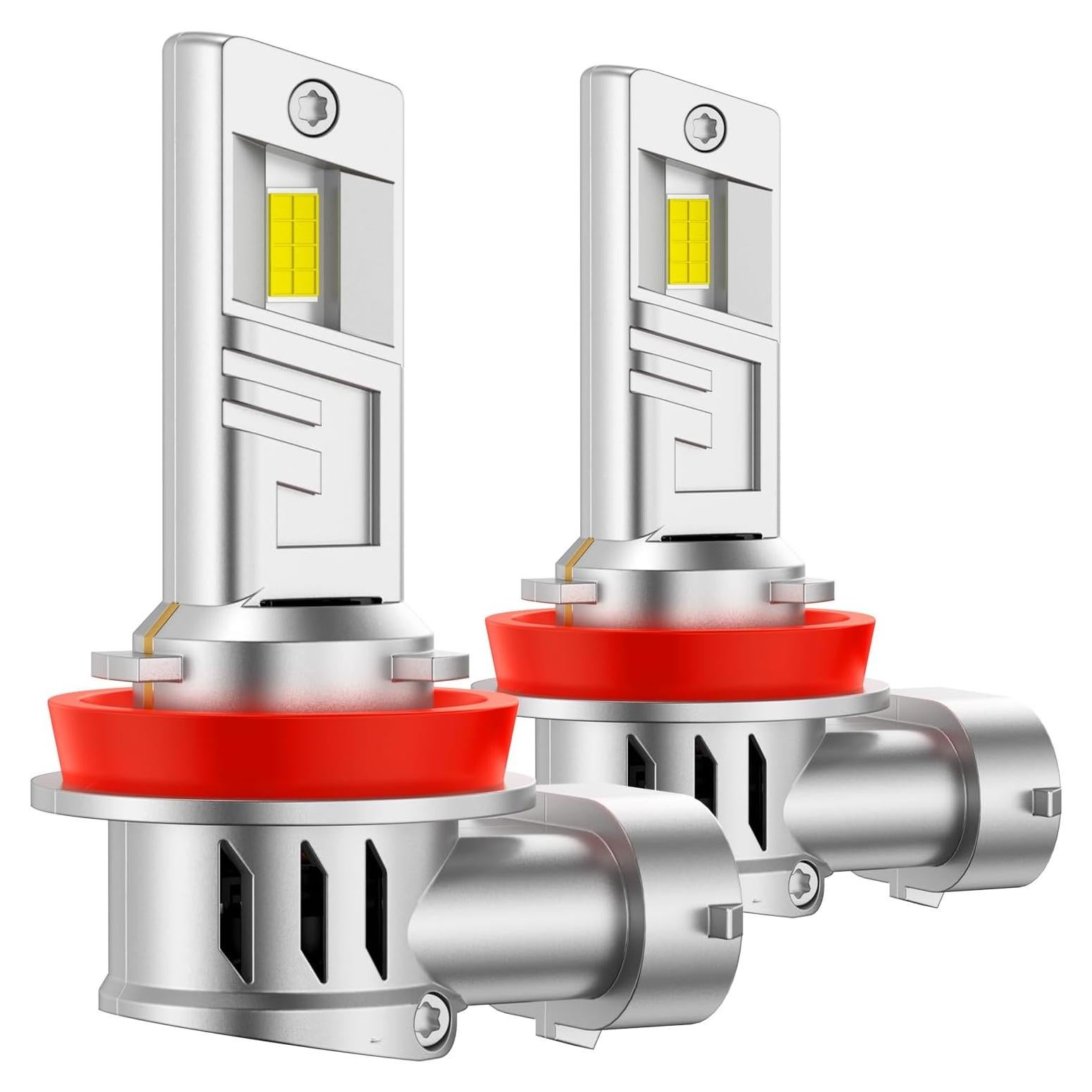 Bombillas de Luz de Niebla LED GleamFlex H11 H8 12000 Lúmenes 6000K