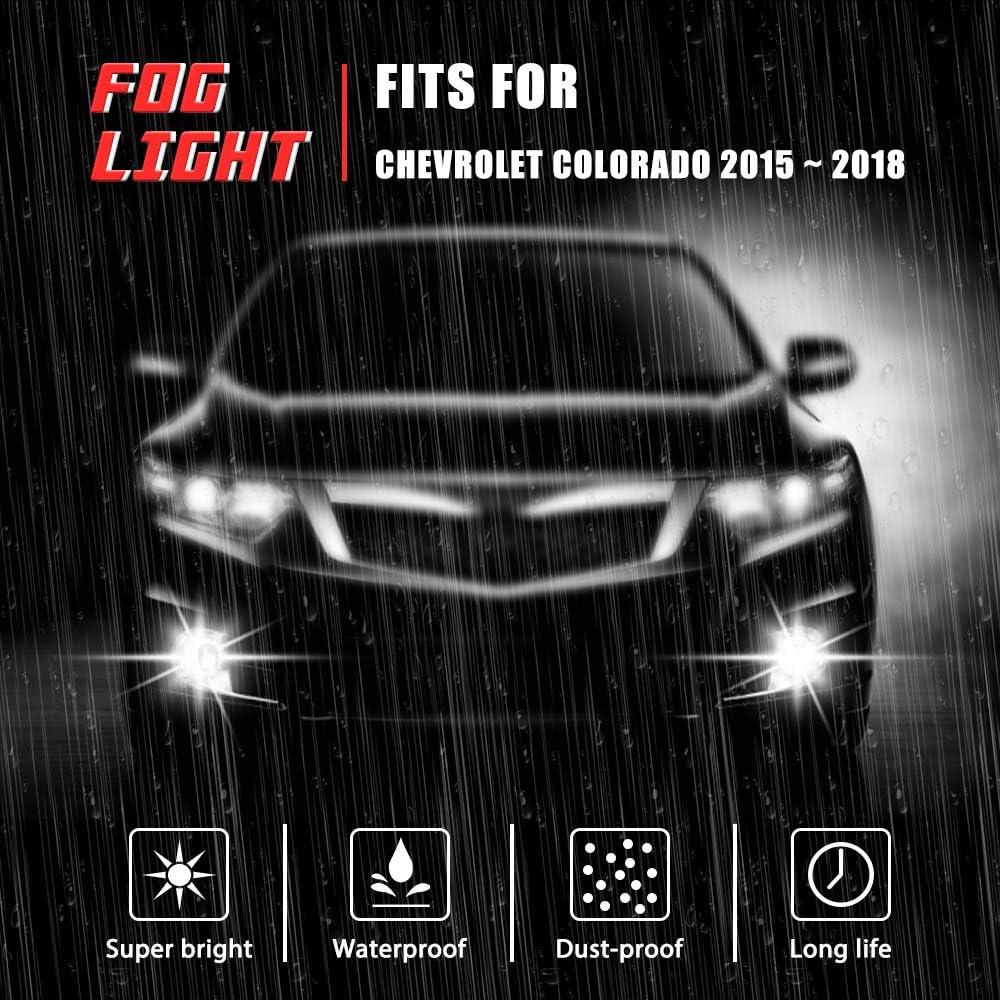 Luces Antiniebla A ABIGAIL para Chevy Colorado 2015-2018 H16 19W