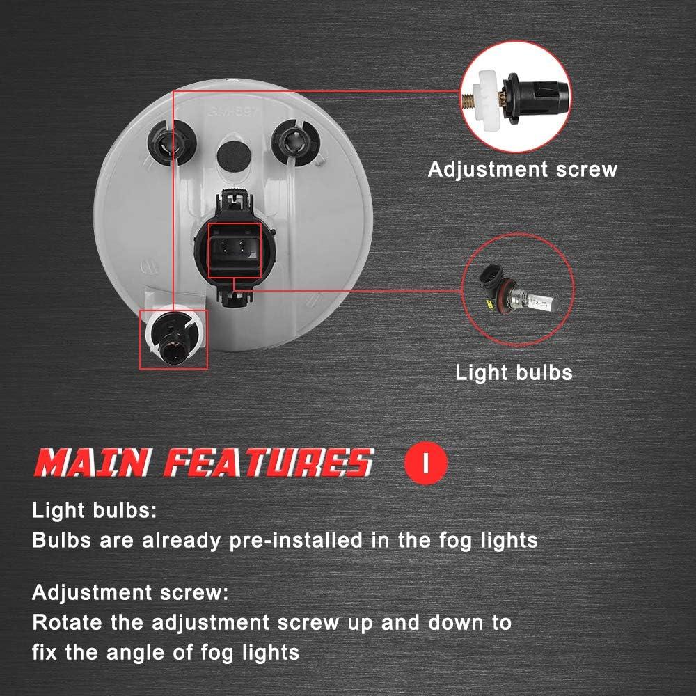 Luces Antiniebla A ABIGAIL para Chevy Colorado 2015-2018 H16 19W