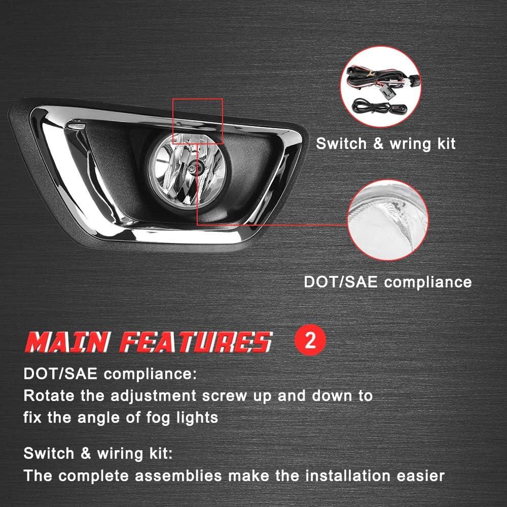 Luces Antiniebla A ABIGAIL para Chevy Colorado 2015-2018 H16 19W