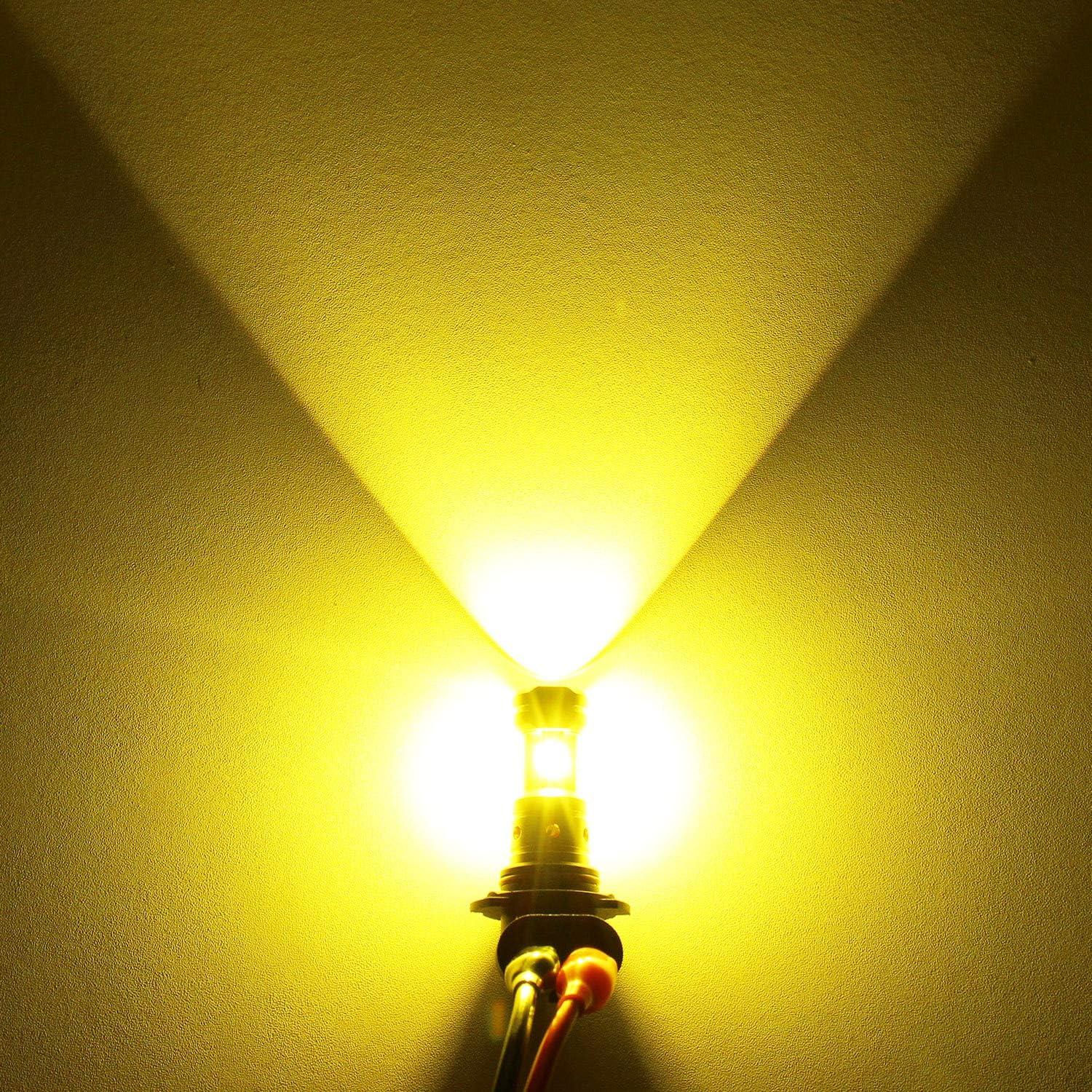 Bombillas LED de Niebla PHINLION 9006 Amarillo 3800 Lúmenes