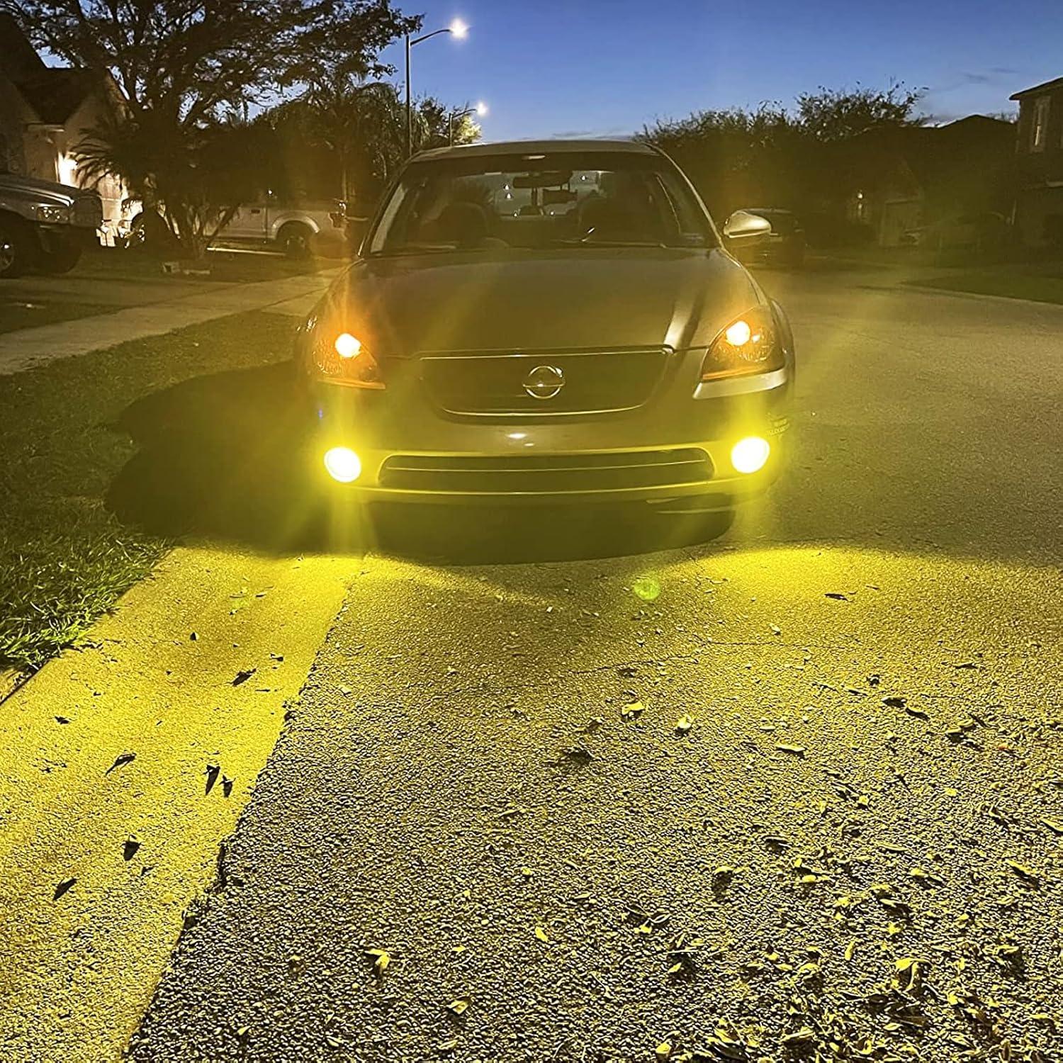 Bombillas LED de Niebla PHINLION 9006 Amarillo 3800 Lúmenes