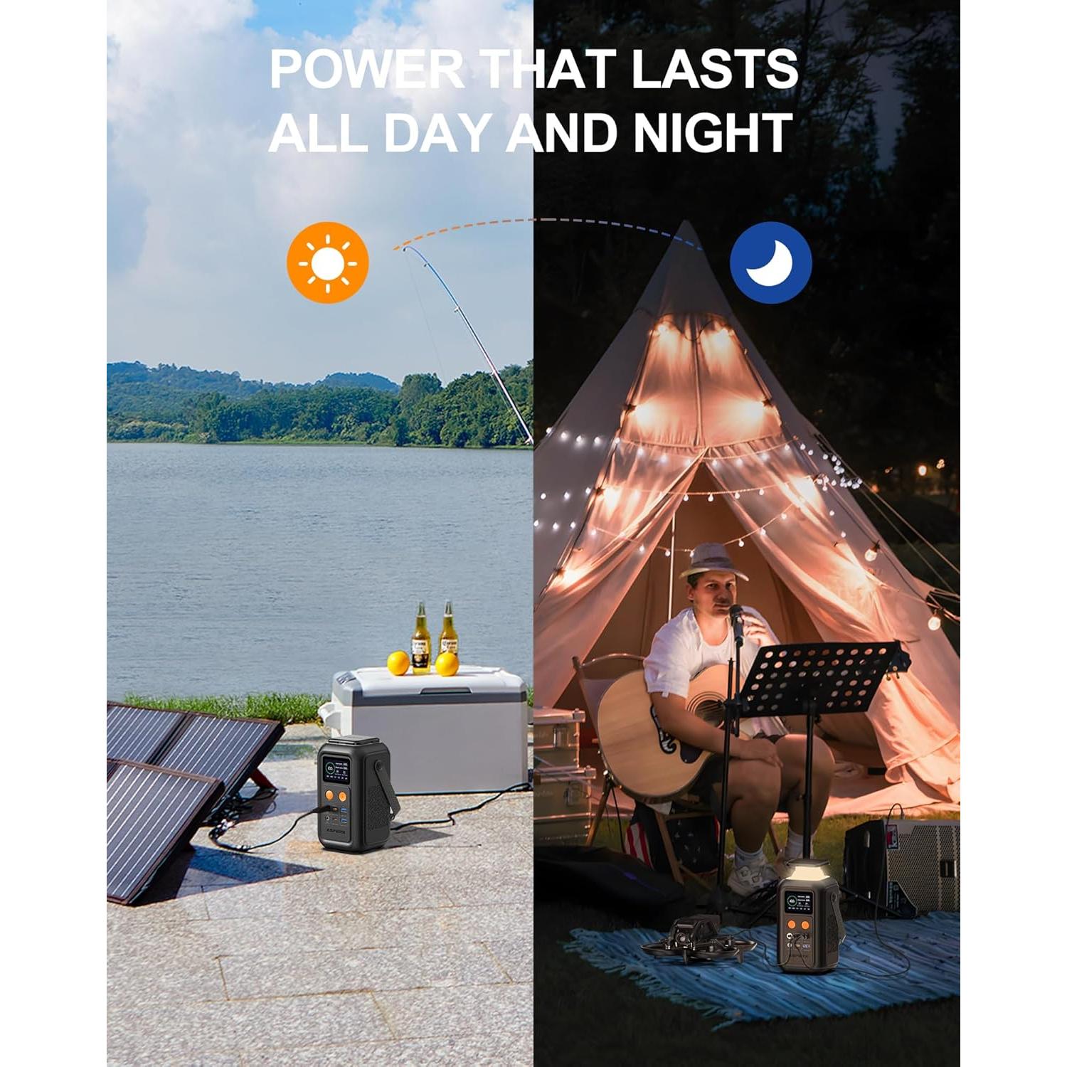 Estación de Energía Portátil AsperX AXP200 60000mAh 200W