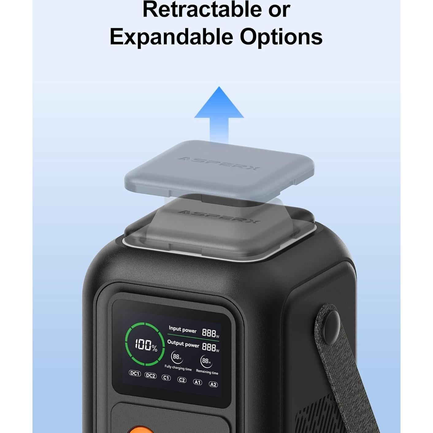 Estación de Energía Portátil AsperX AXP200 60000mAh 200W