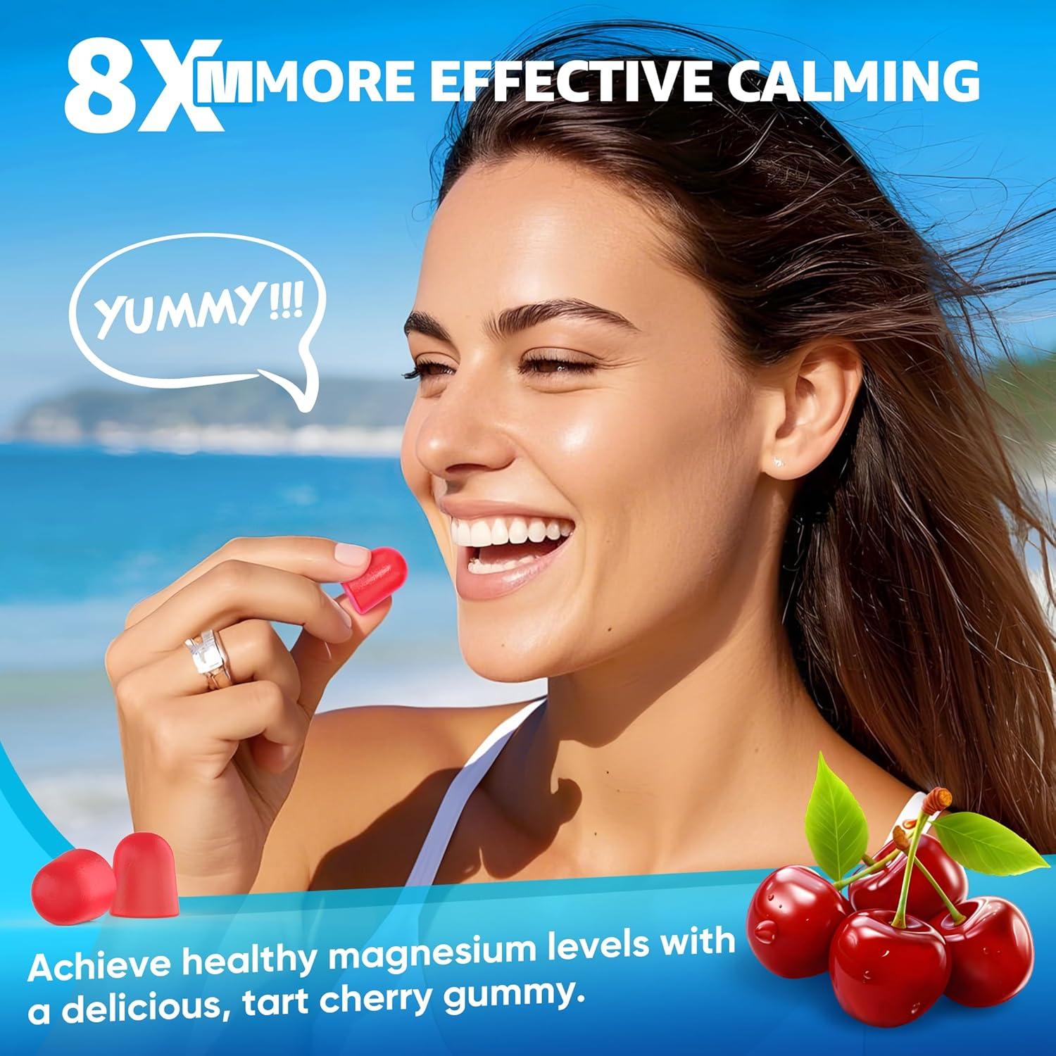 Gomitas de Magnesio 400mg EnvyCure con Ashwagandha 60 Cts