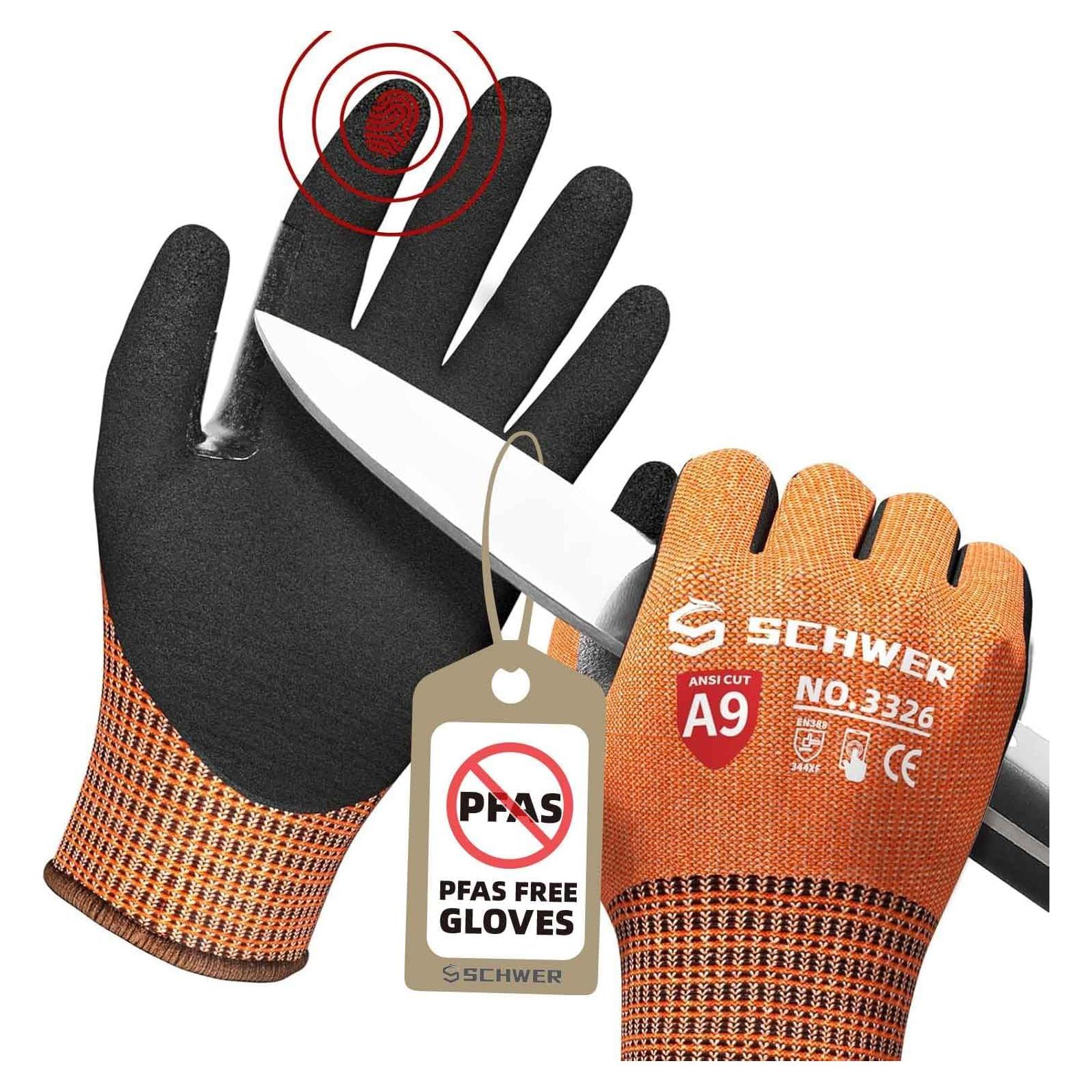 Guantes Schwer ProGuard PR3326 A9 Naranja Táctiles 1 par XXL