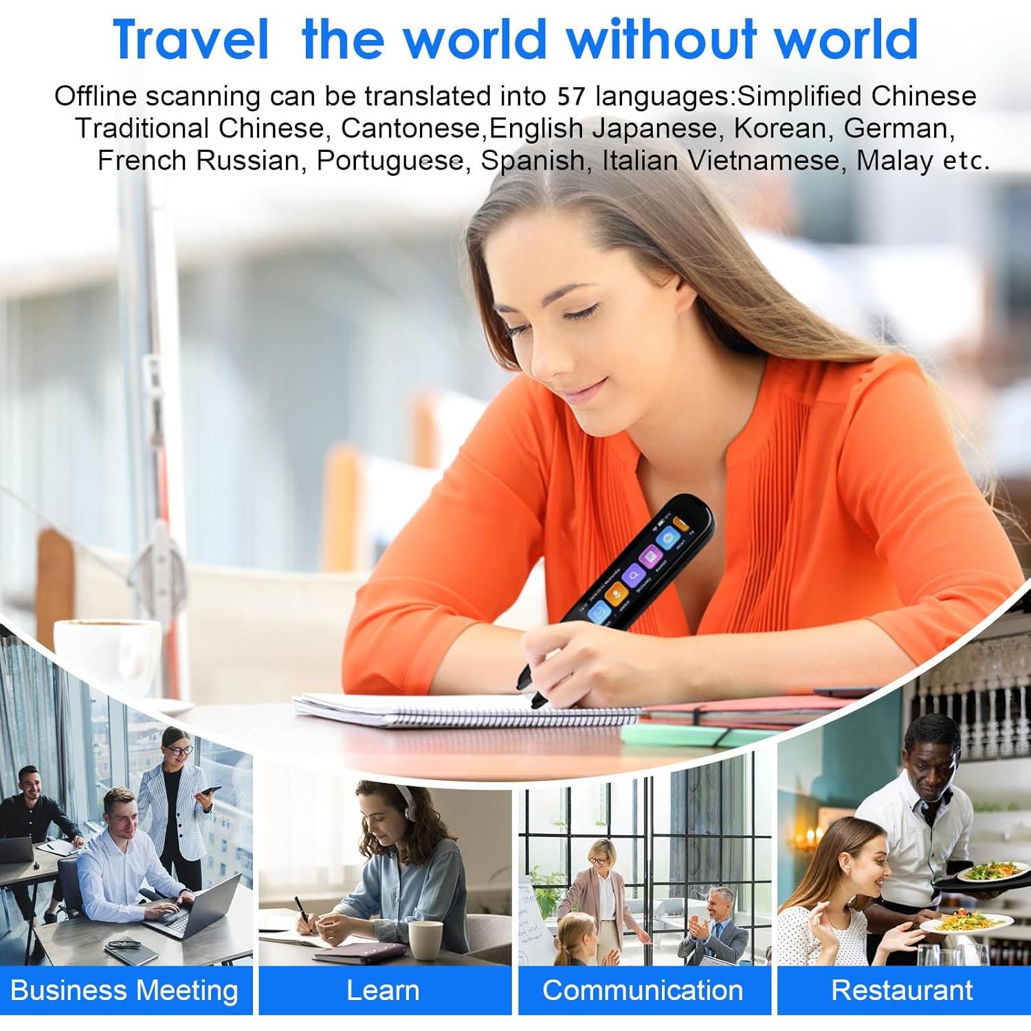 Bolígrafo Traductor Escaneador ConBlom A17S 131 Idiomas