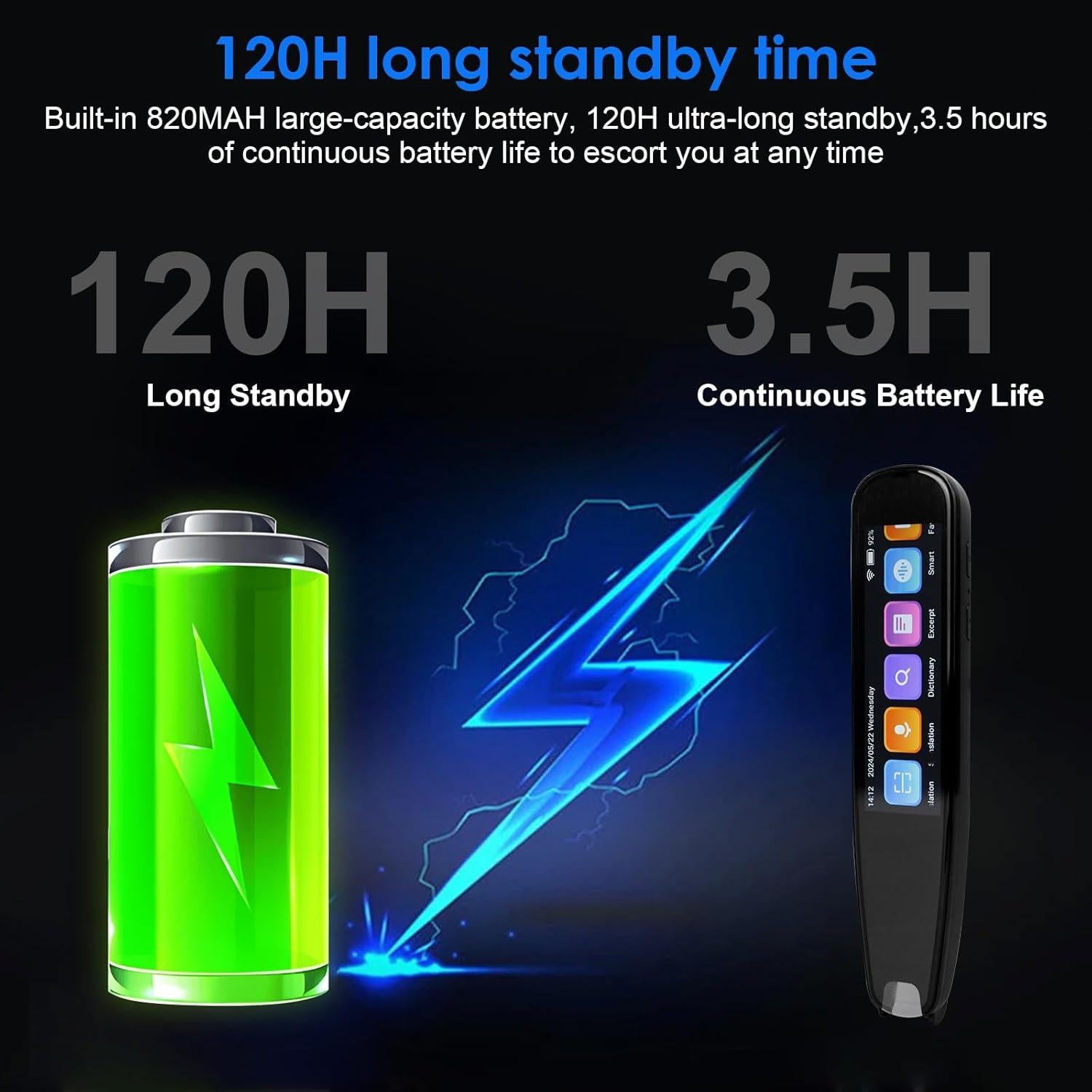 Bolígrafo Traductor Escaneador ConBlom A17S 131 Idiomas