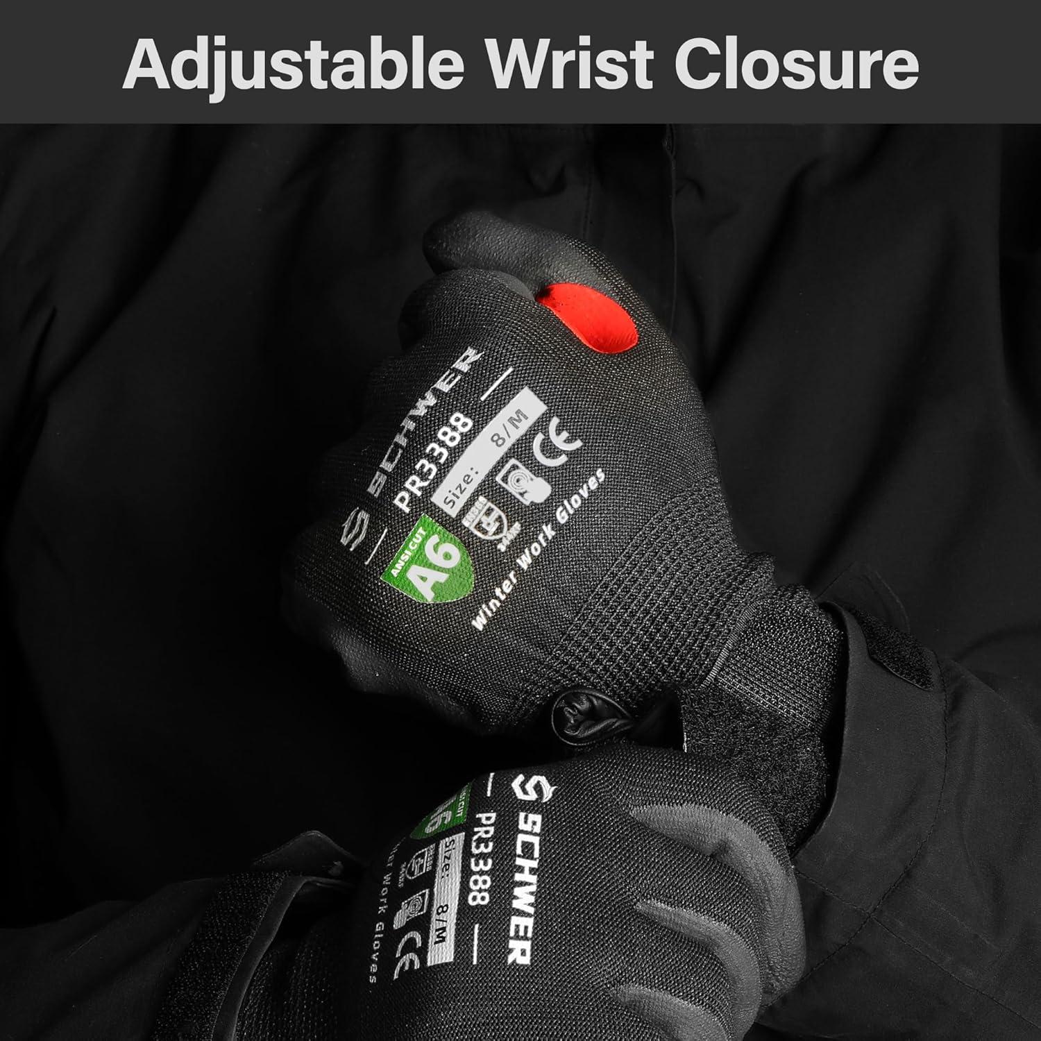 Guantes de Trabajo Invierno Schwer PR3388 Aislados Térmicamente