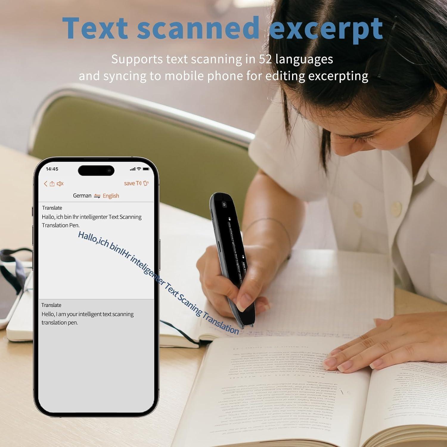 Bolígrafo Traductor de Idiomas Boeleo S65pro OCR 142 Idiomas