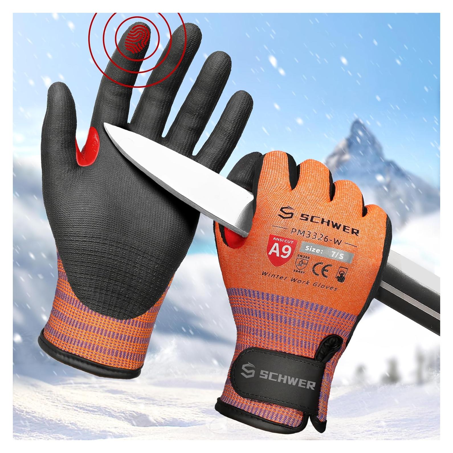 Guantes de Trabajo Schwer PM326-W Invierno Talla Pequeña