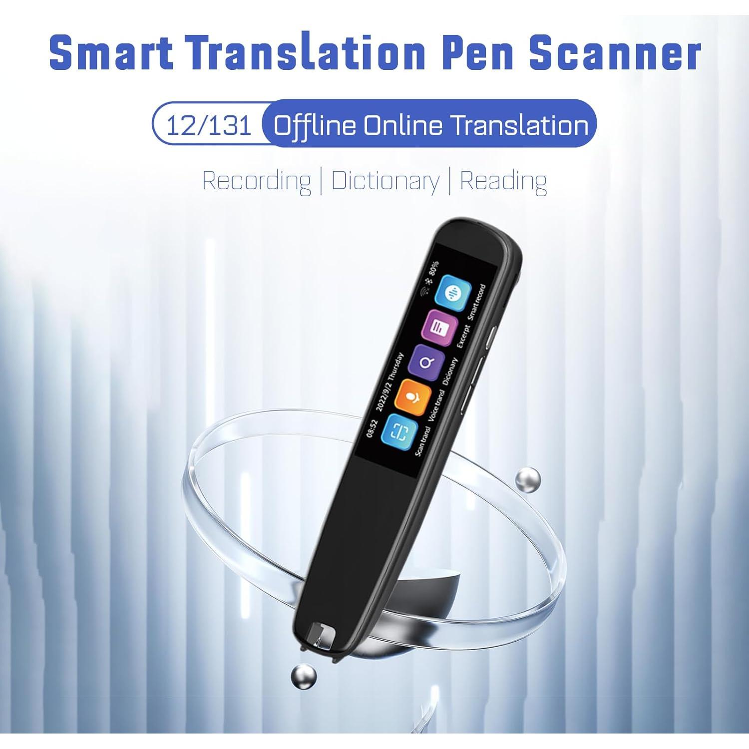 Bolígrafo Traductor de Voz EBTOOLS 130+ Idiomas Escaneo Offline