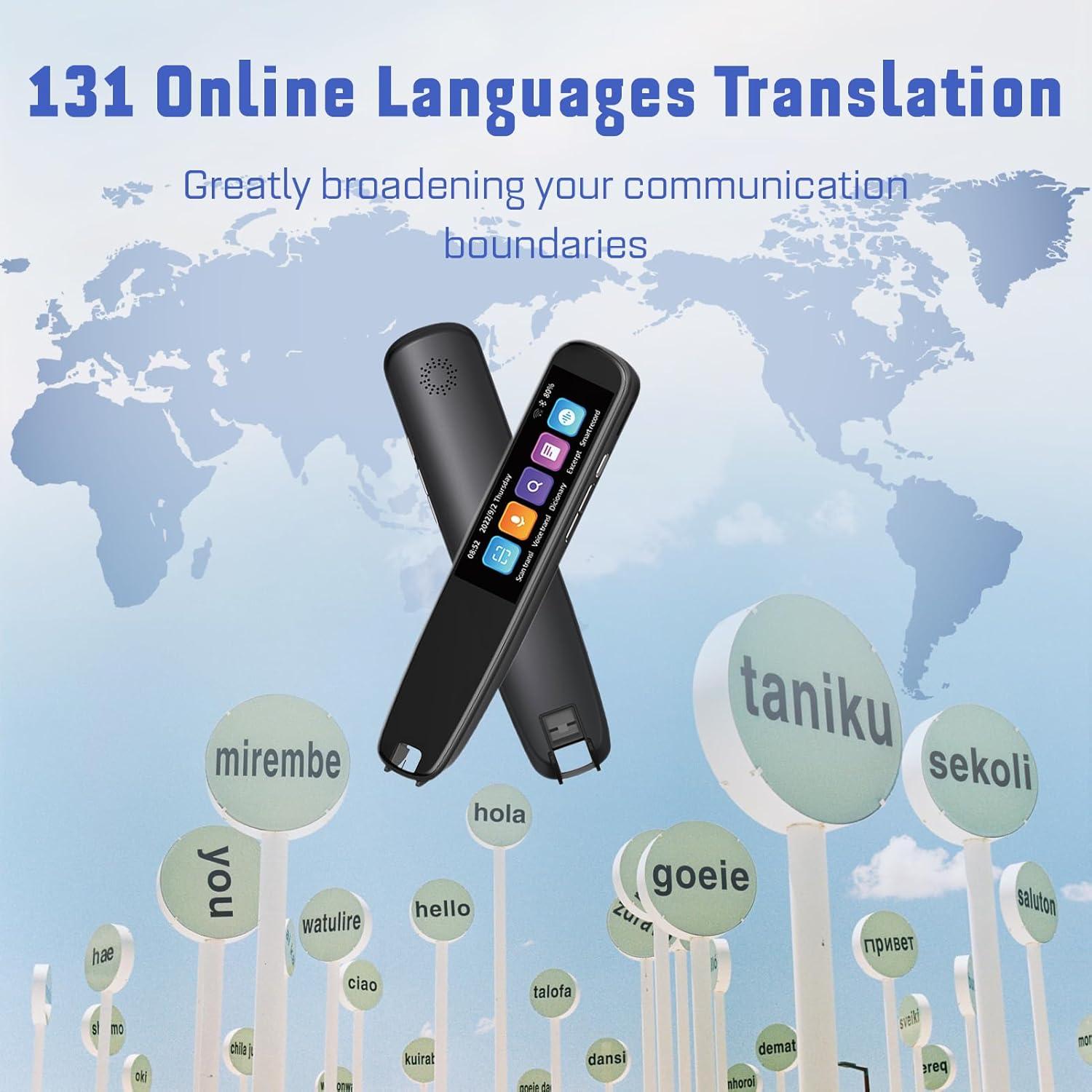 Bolígrafo Traductor de Voz EBTOOLS 130+ Idiomas Escaneo Offline