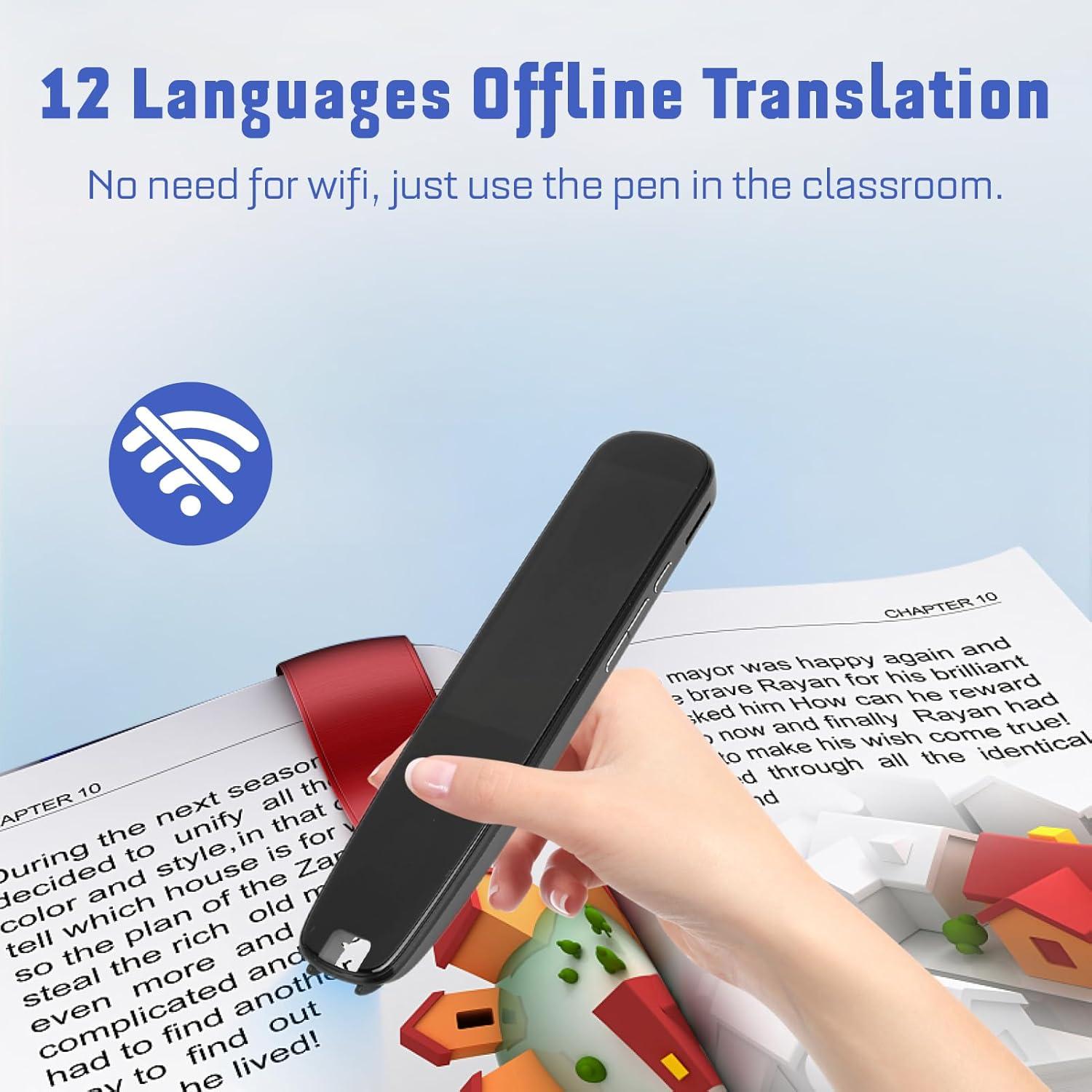 Bolígrafo Traductor de Voz EBTOOLS 130+ Idiomas Escaneo Offline