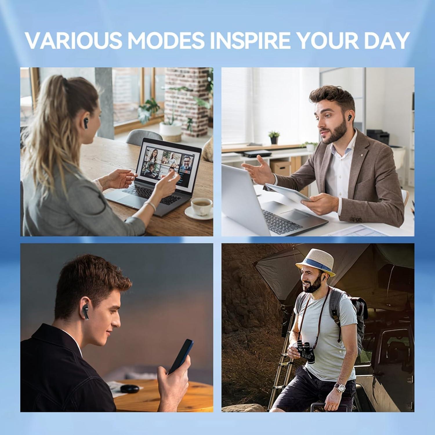 Auriculares Traductores SKARA 137 Idiomas ANC 3 en 1 Negro