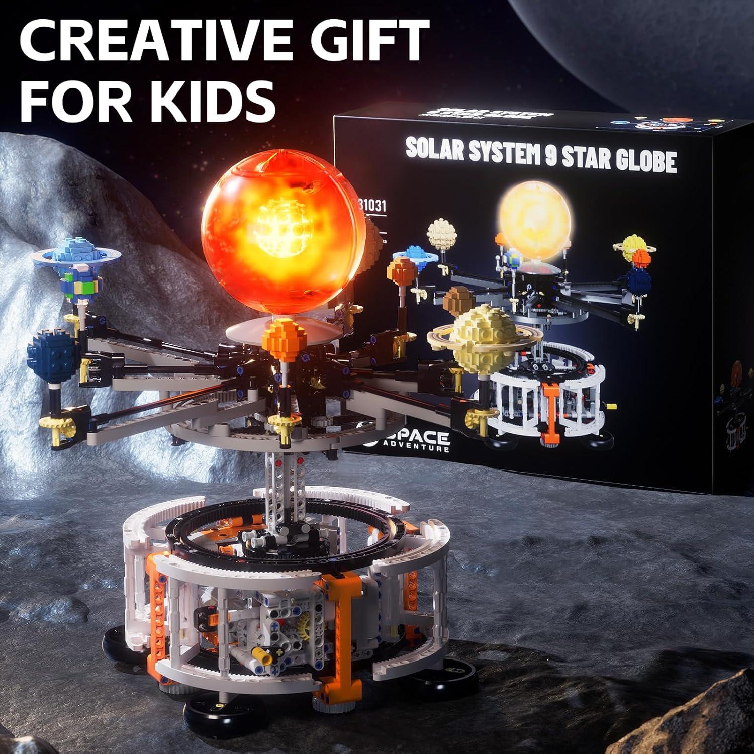 Kit de Construcción Espacial Solar DOLIVE 1282 PCS STEM 6-15 años