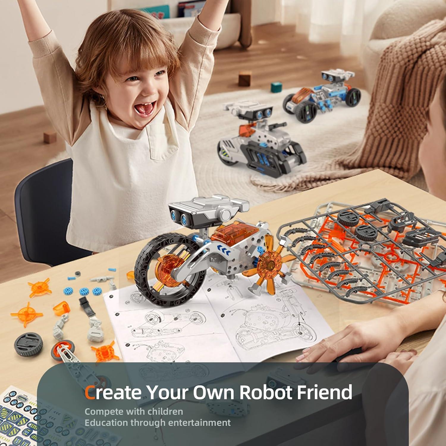 Kit de Robot STEM 12 en 1 Jiakora para Niños 8 a 16 Años