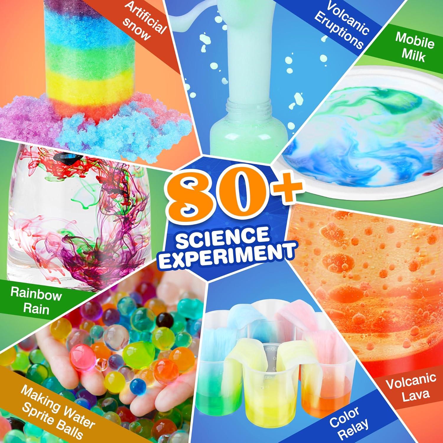 Kit de Ciencia Kuovei con 80 Experimentos para Niños 6-9 Años