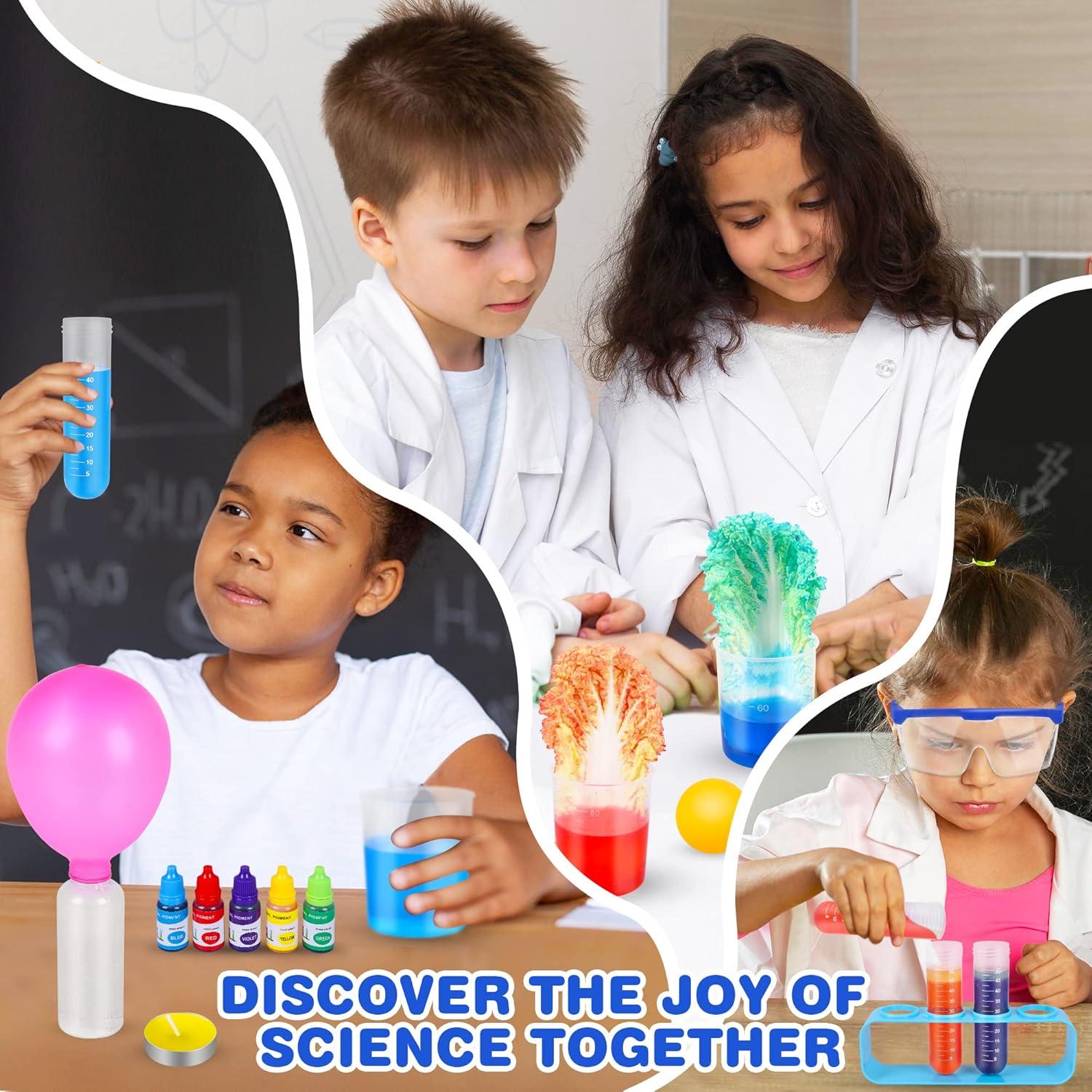 Kit de Ciencia Kuovei con 80 Experimentos para Niños 6-9 Años