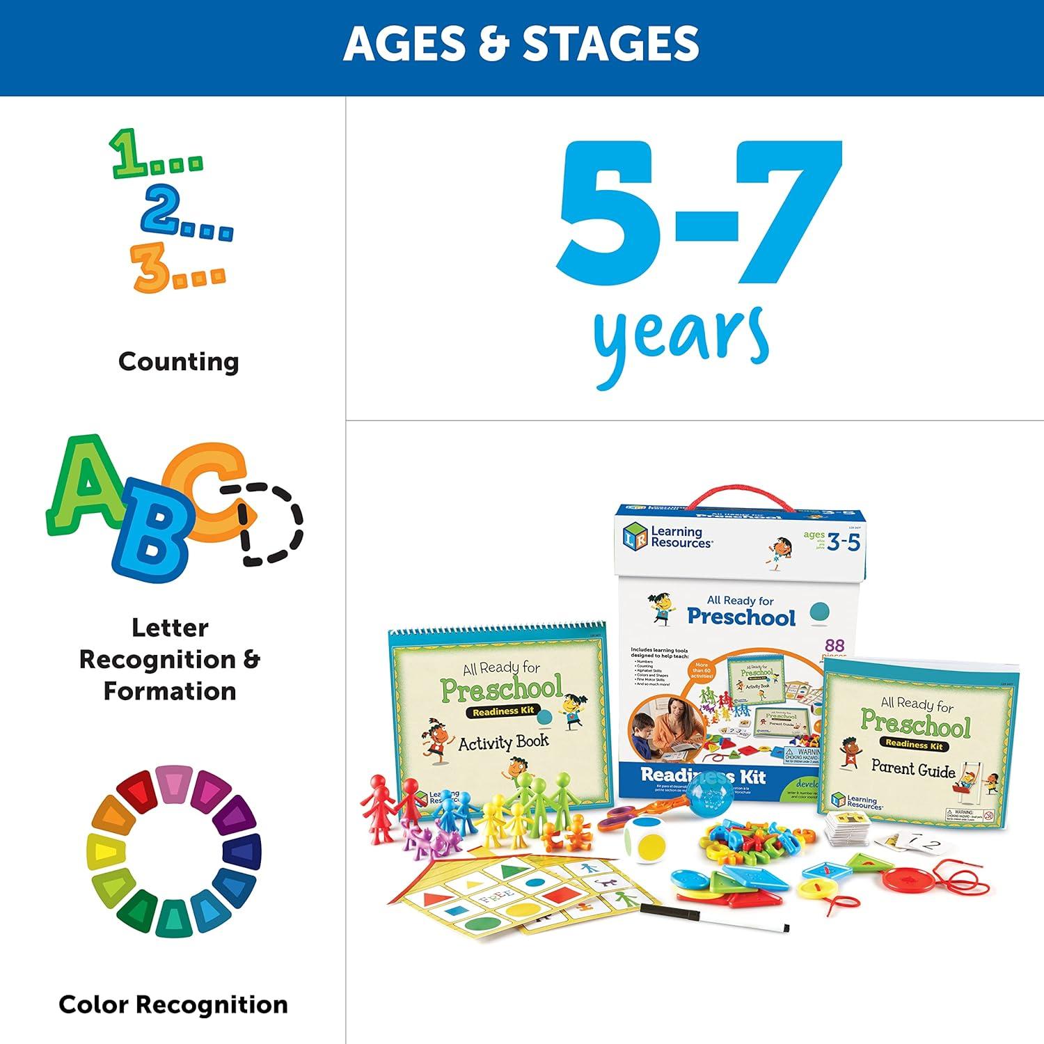 Kit de Preparación Preescolar Learning Resources LER3477 - 60 Actividades