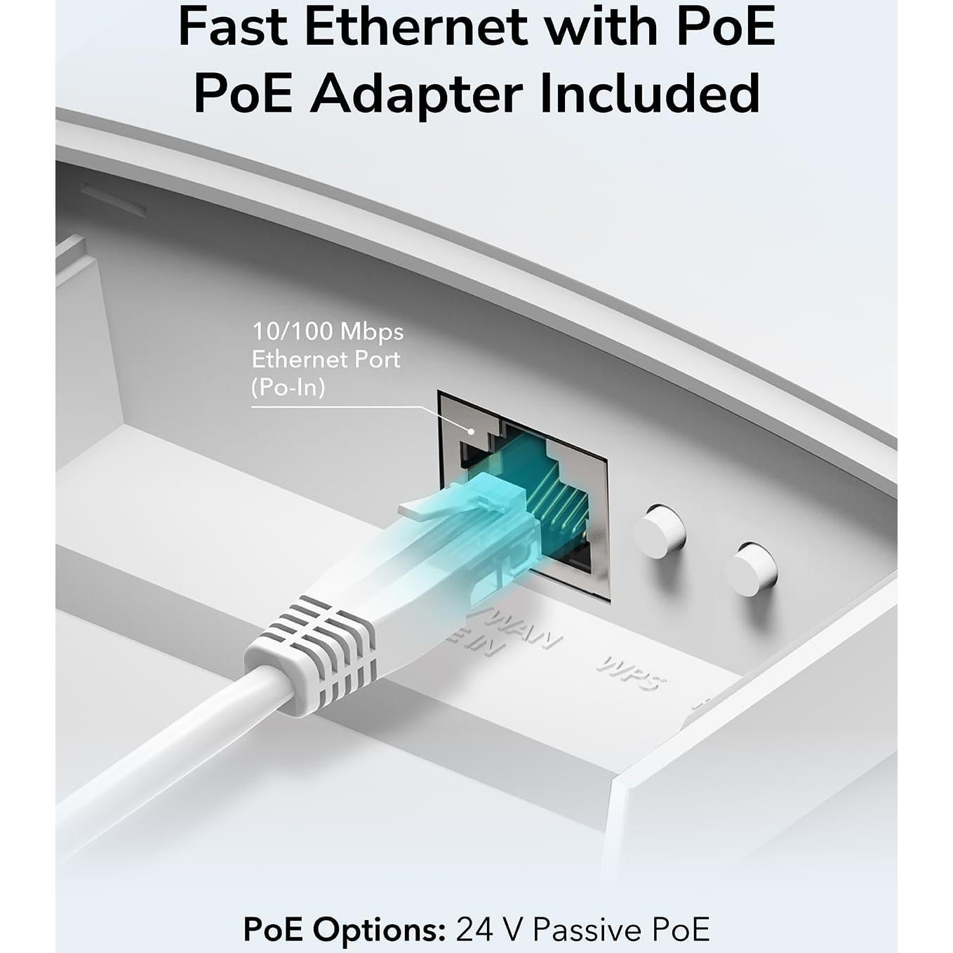 Cudy RE1200 Extensor WiFi Exterior AC1200 IP65 PoE