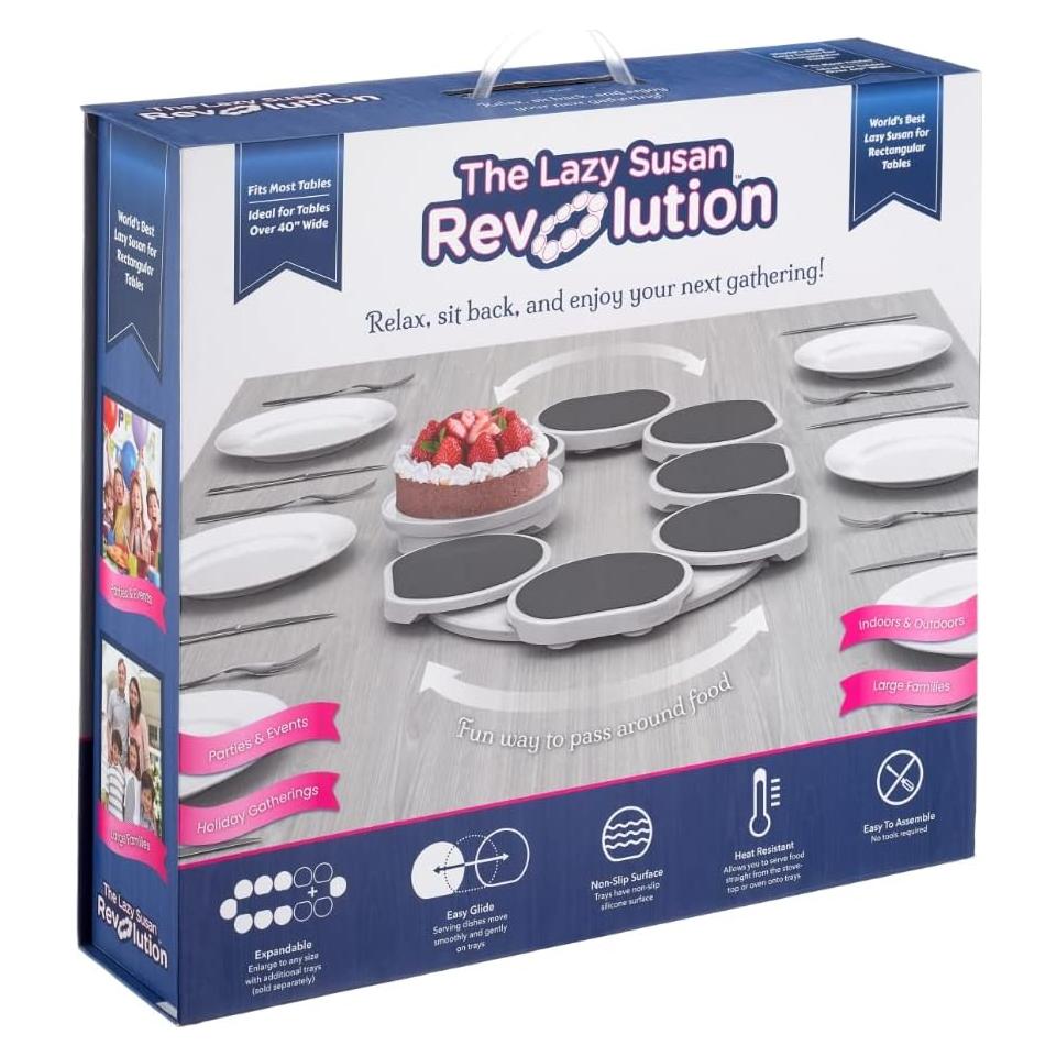 Lazy Susan Expandible Gris Oscuro La Revolución 52cm