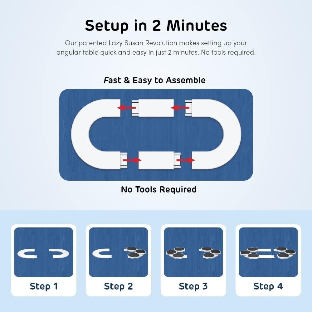 Lazy Susan Expandible Gris Oscuro La Revolución 52cm